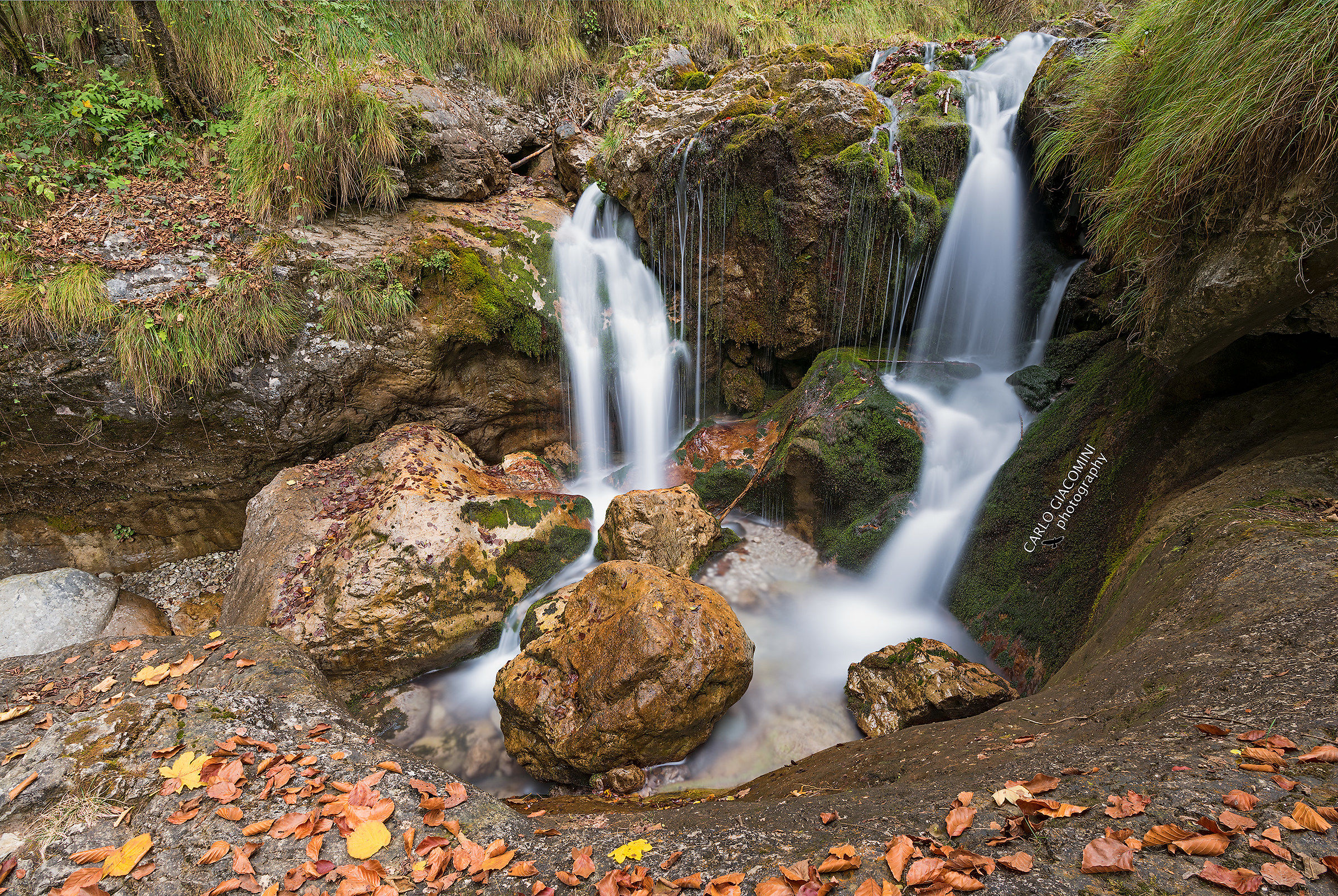 A waterfall of colors