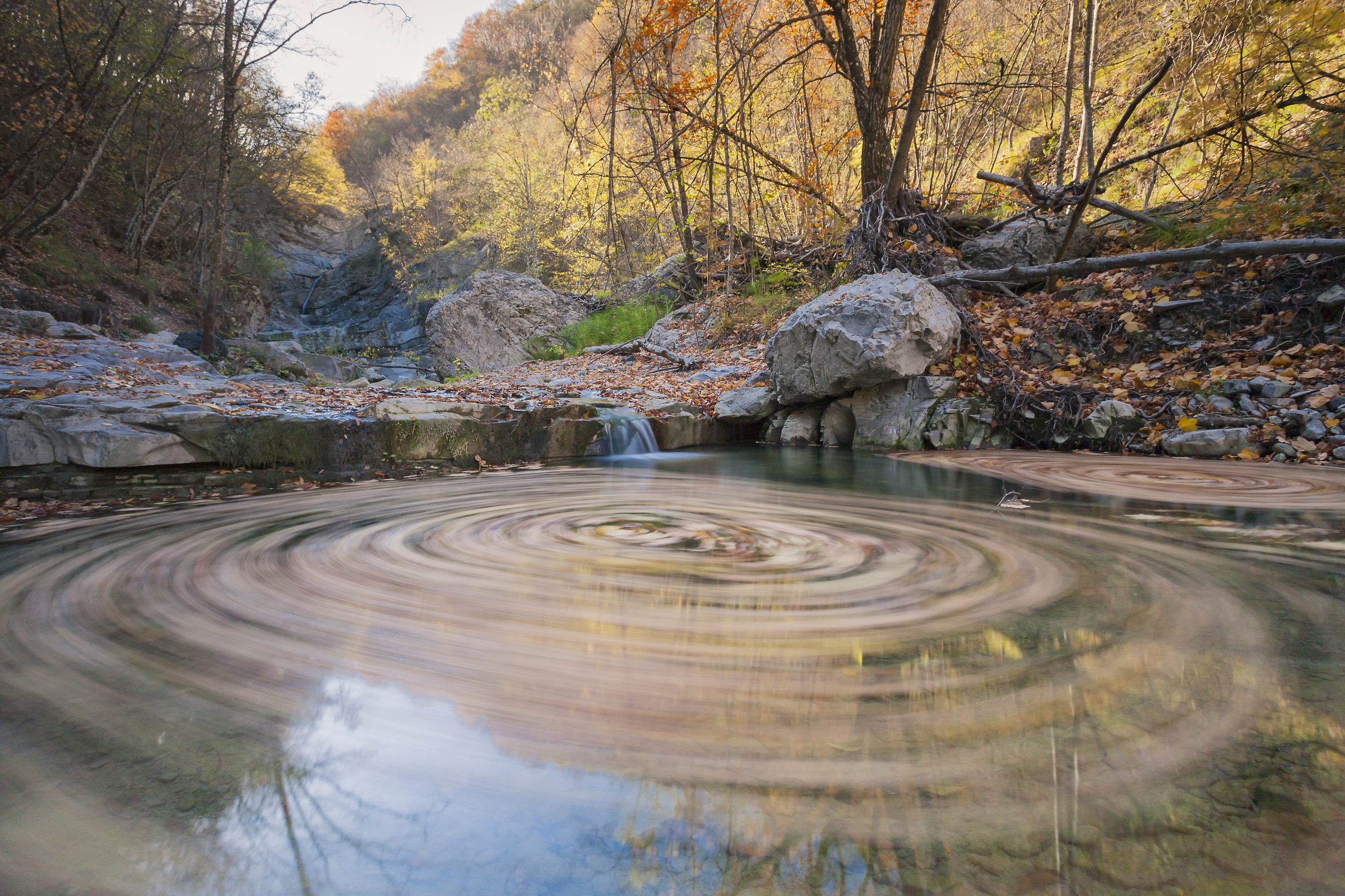 Giochi d'acqua autunnali
