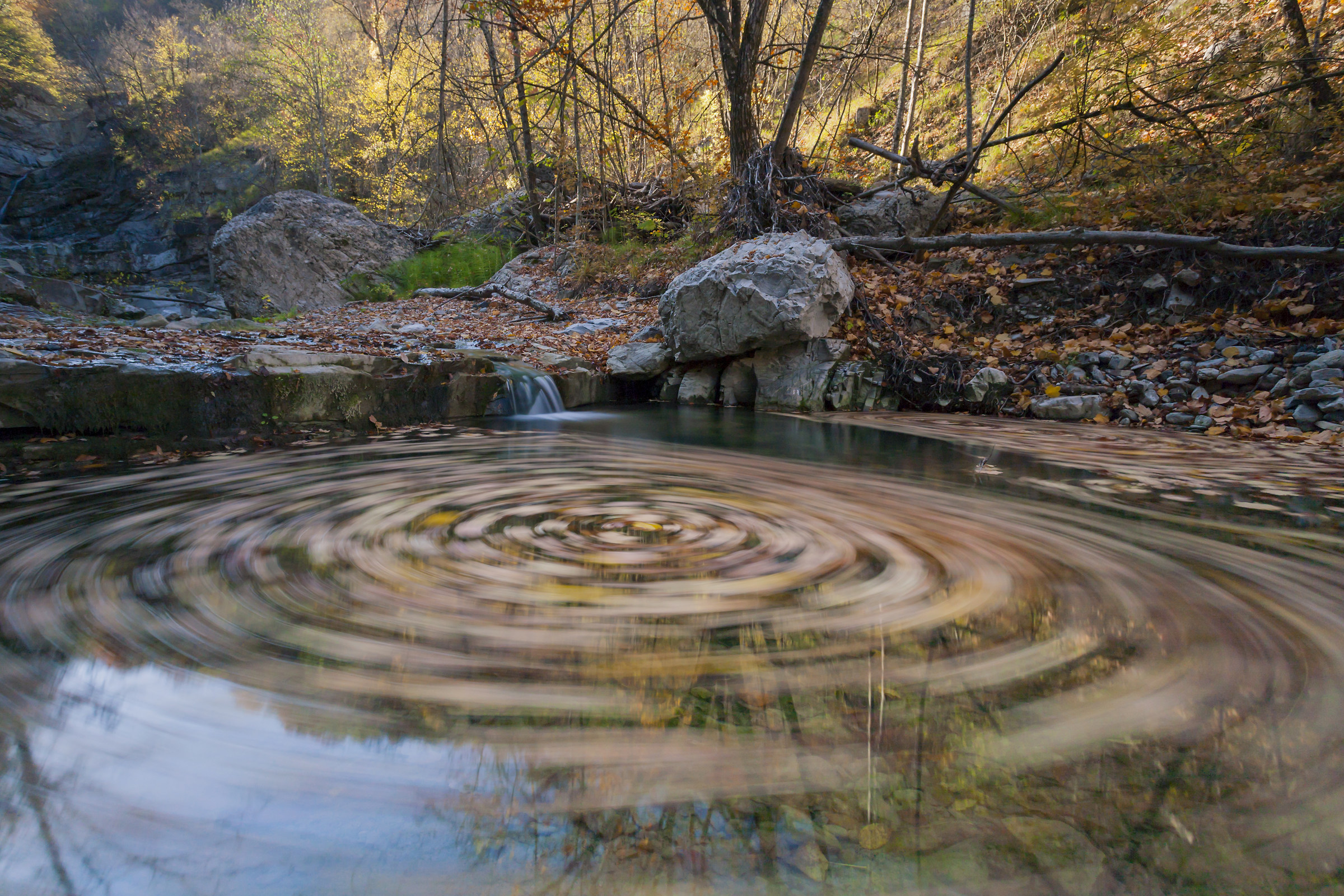 Giochi d'acqua autunnali