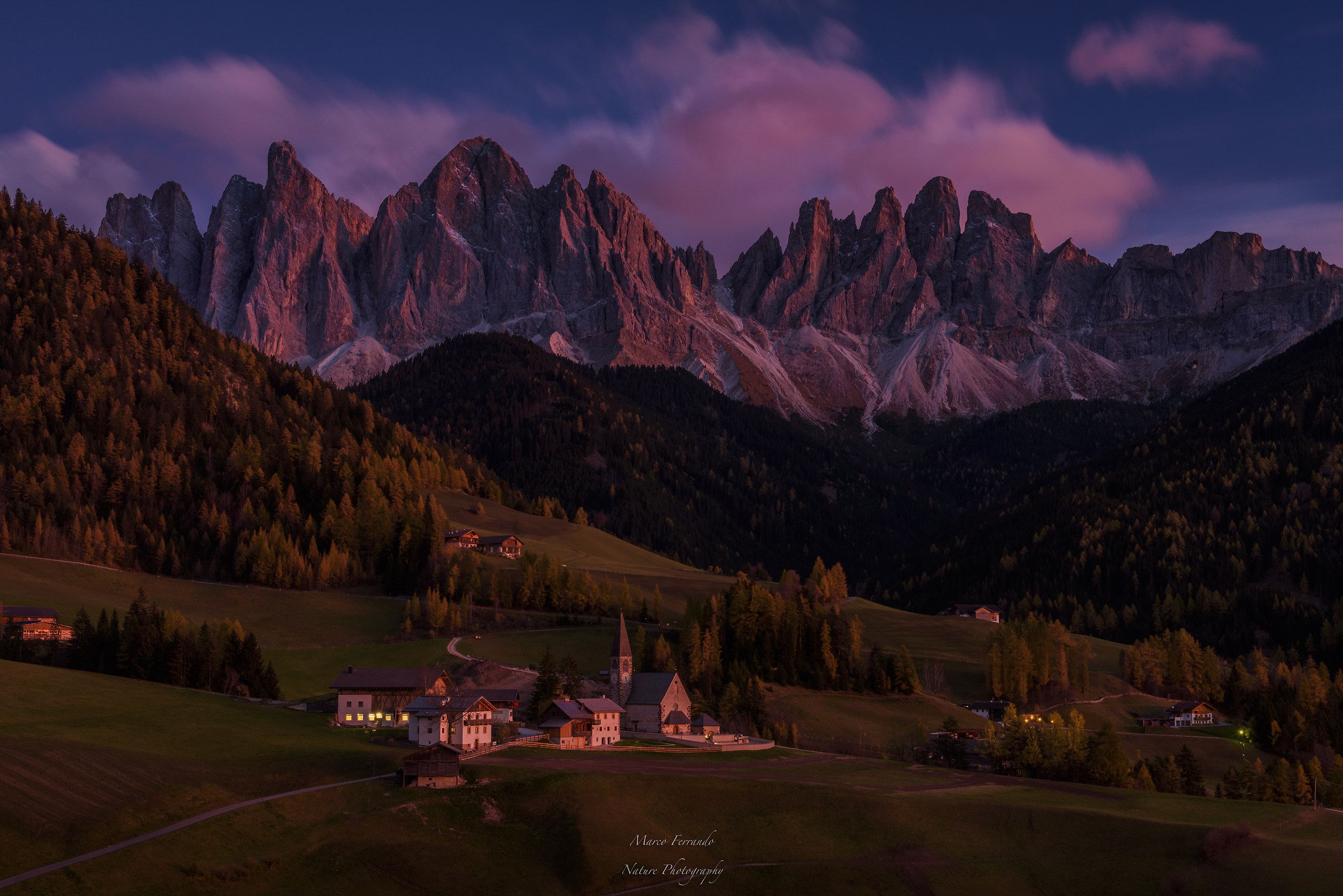 Santa Magdalena dressed in red