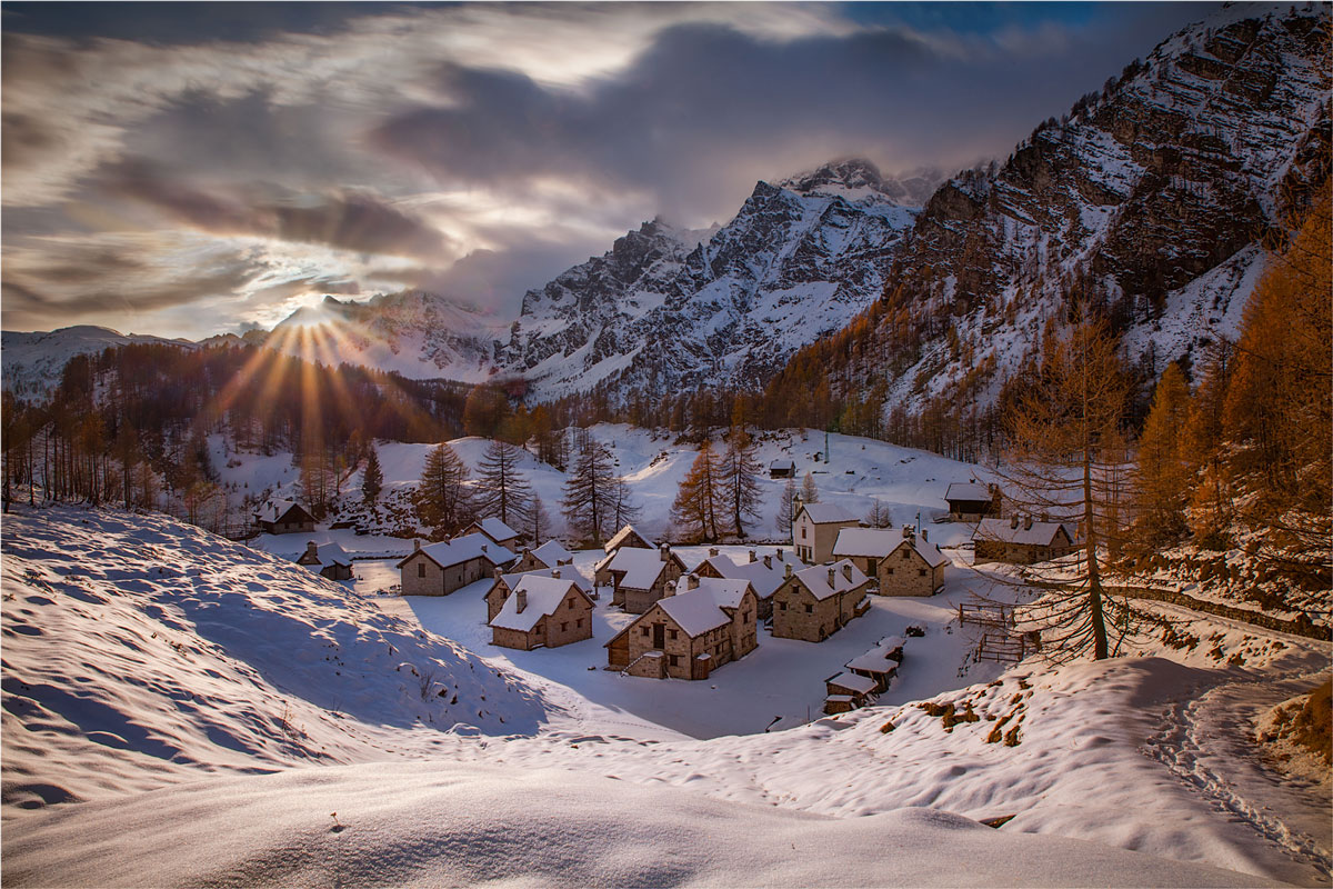 Ultimi raggi di sole a Crampiolo 10-11-2017