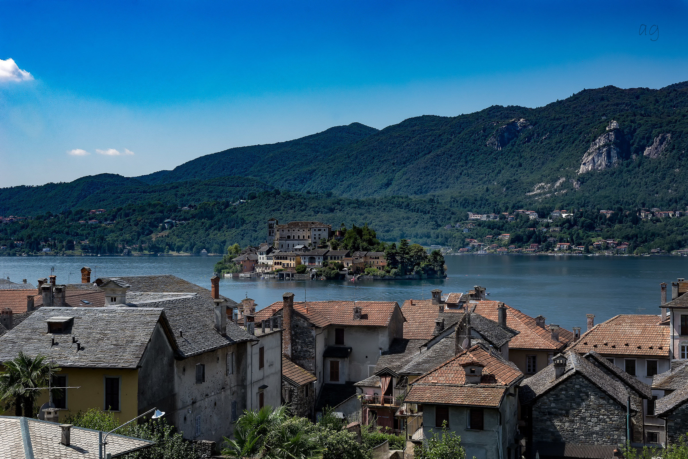 Orta San Giulio - View of the Island of San Giulio