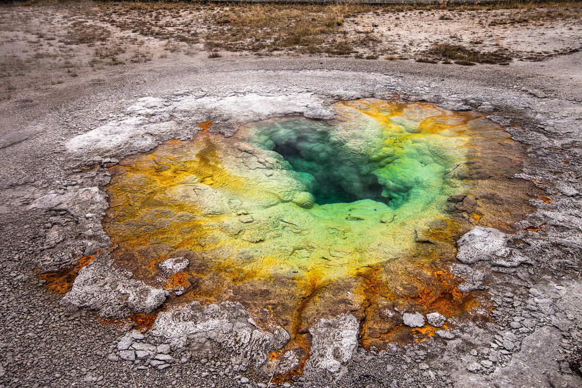 Colorful Spasmodic Geyser