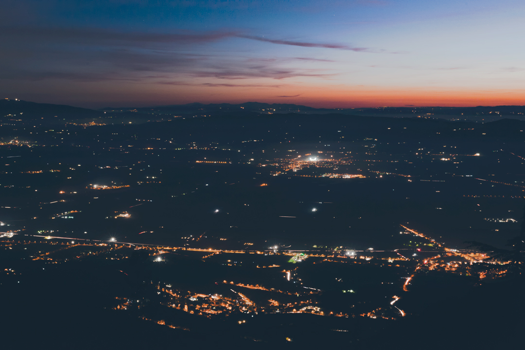 Umbria at night
