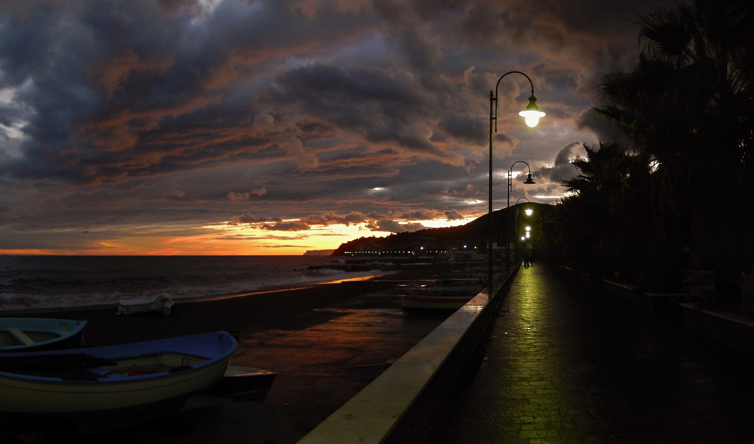 And it's just in the evening ..