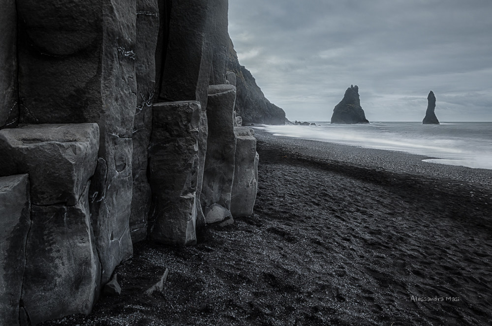 Basalt columns on Vik Beach