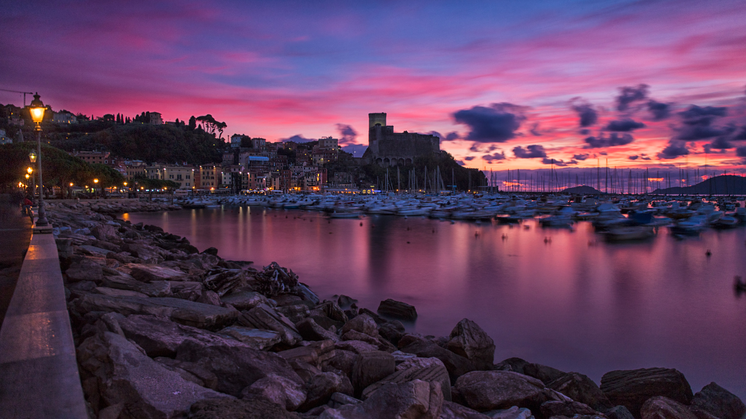 Sunset at Lerici