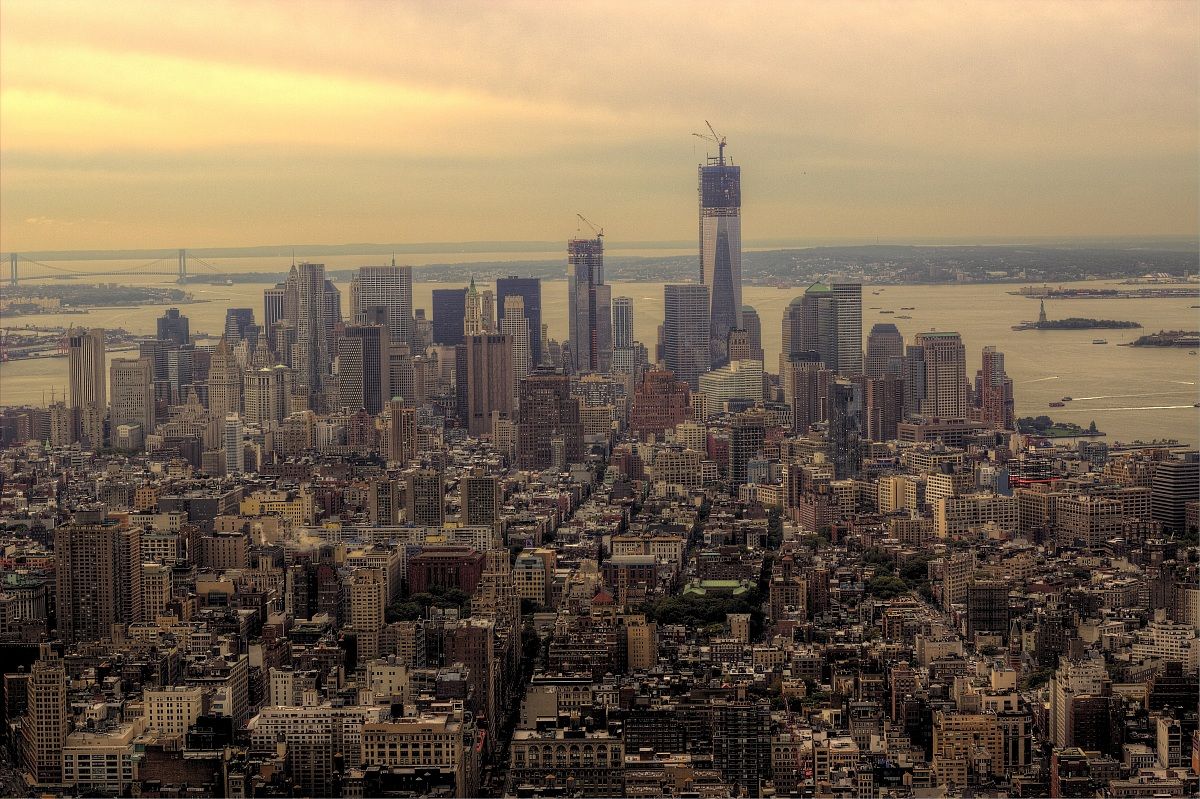 Freedom Tower on Sunset