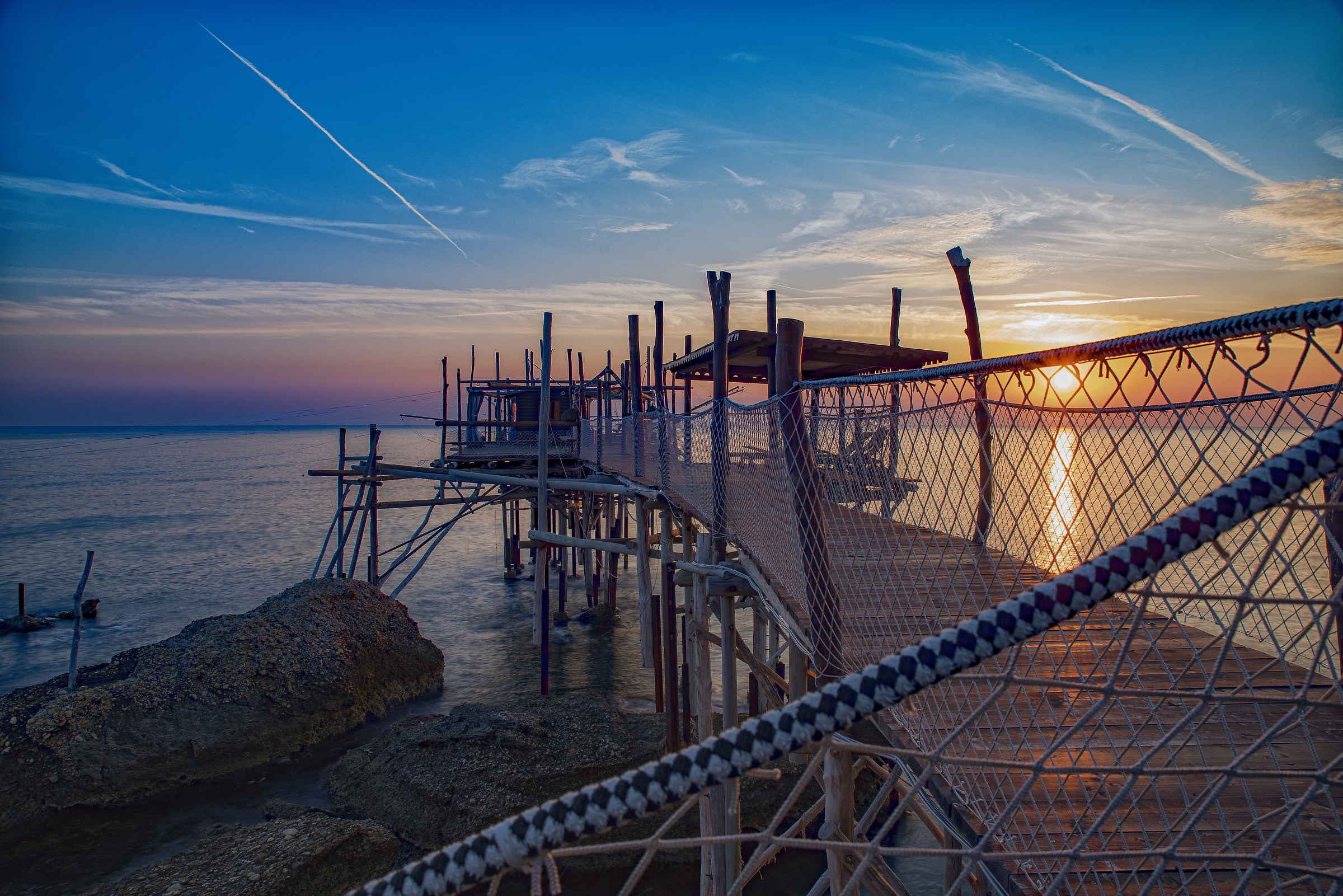 Dawn from the Trabocco