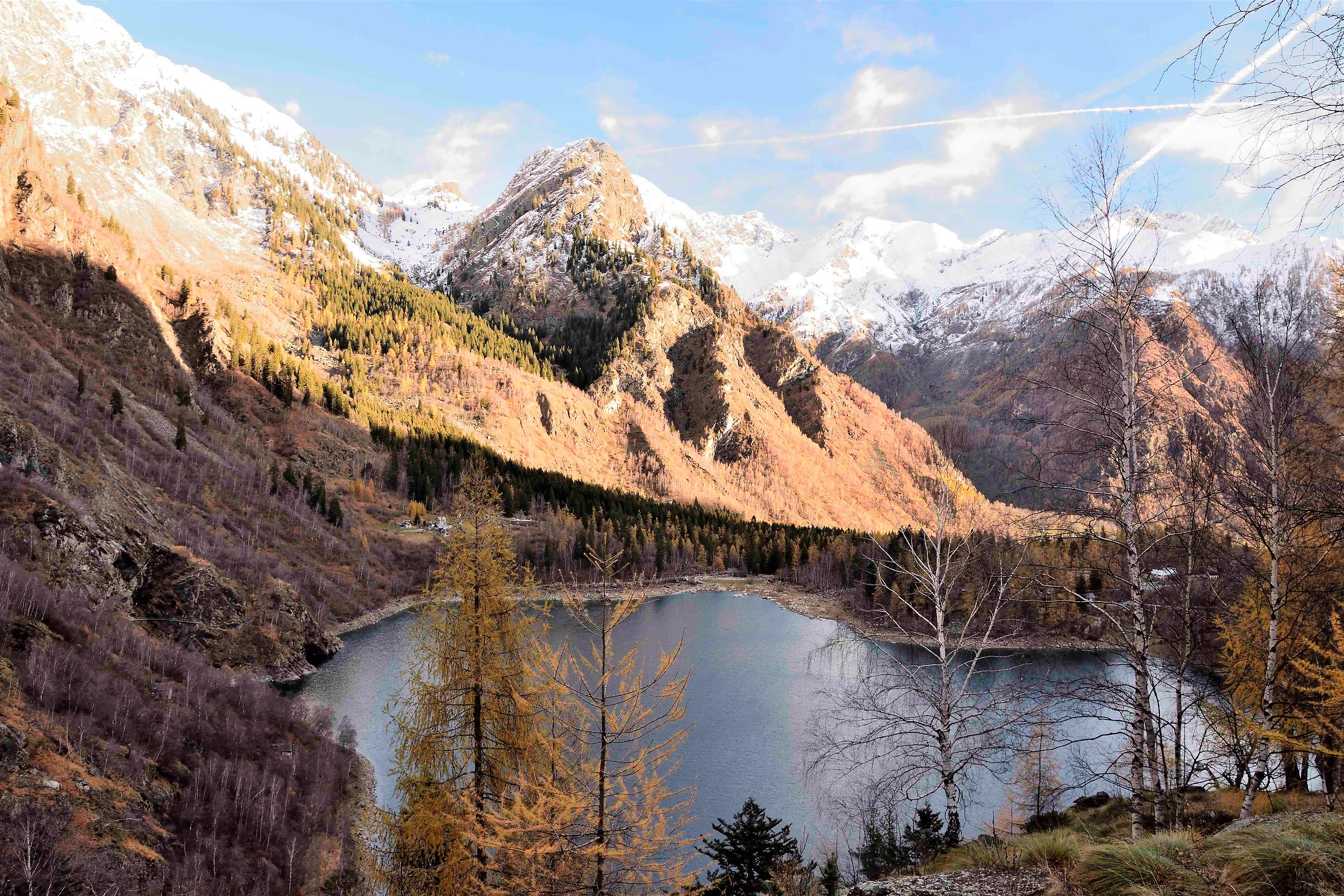 Lake Antrona from the path to Campliccioli