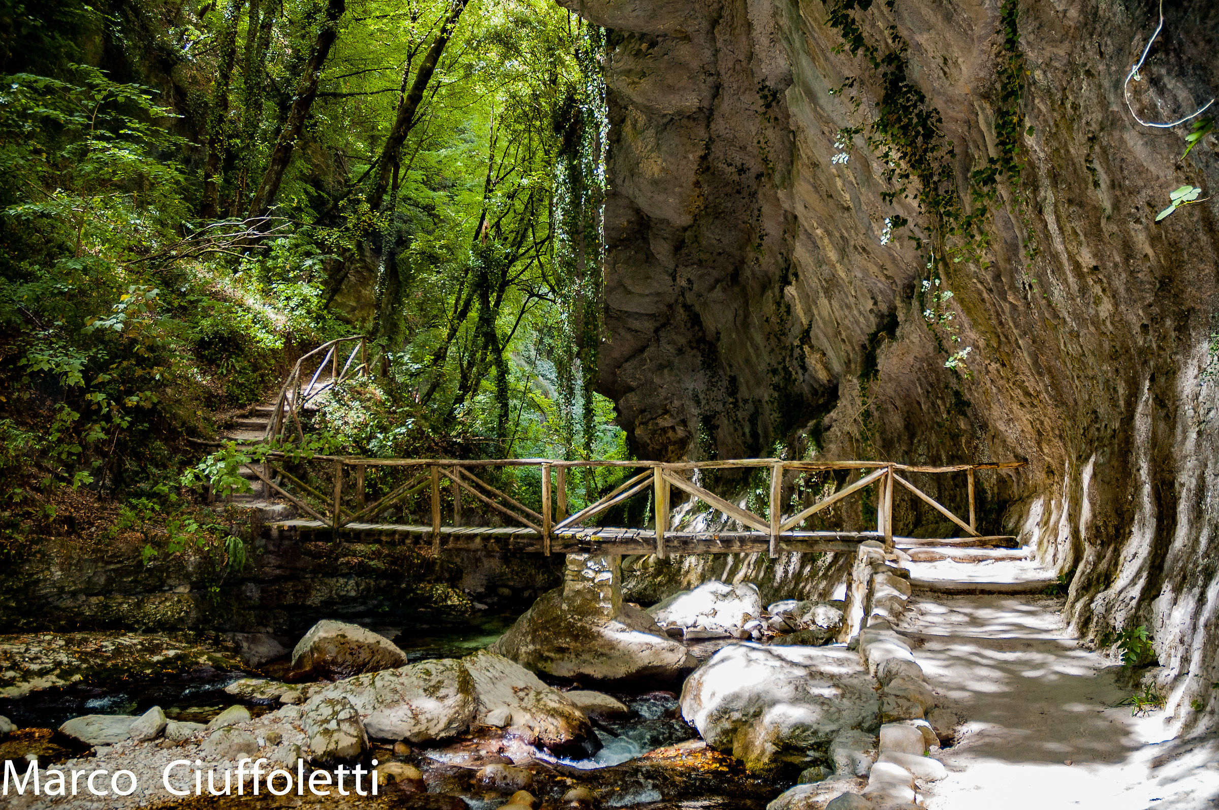 Crossing the Valle d'Orfento
