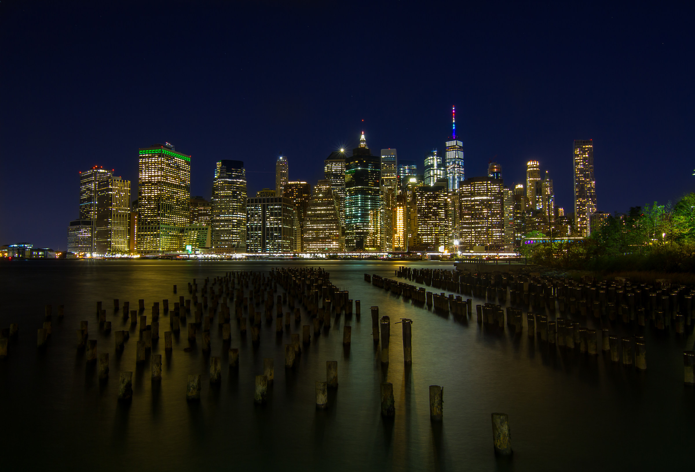 New york in the night