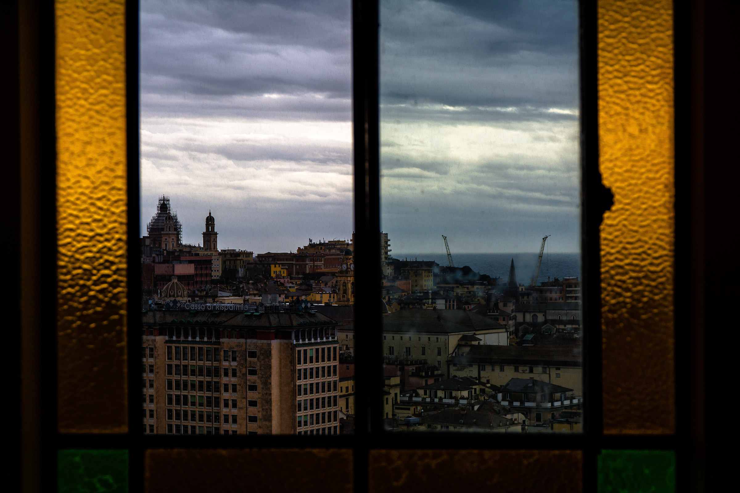 Genoa at the window