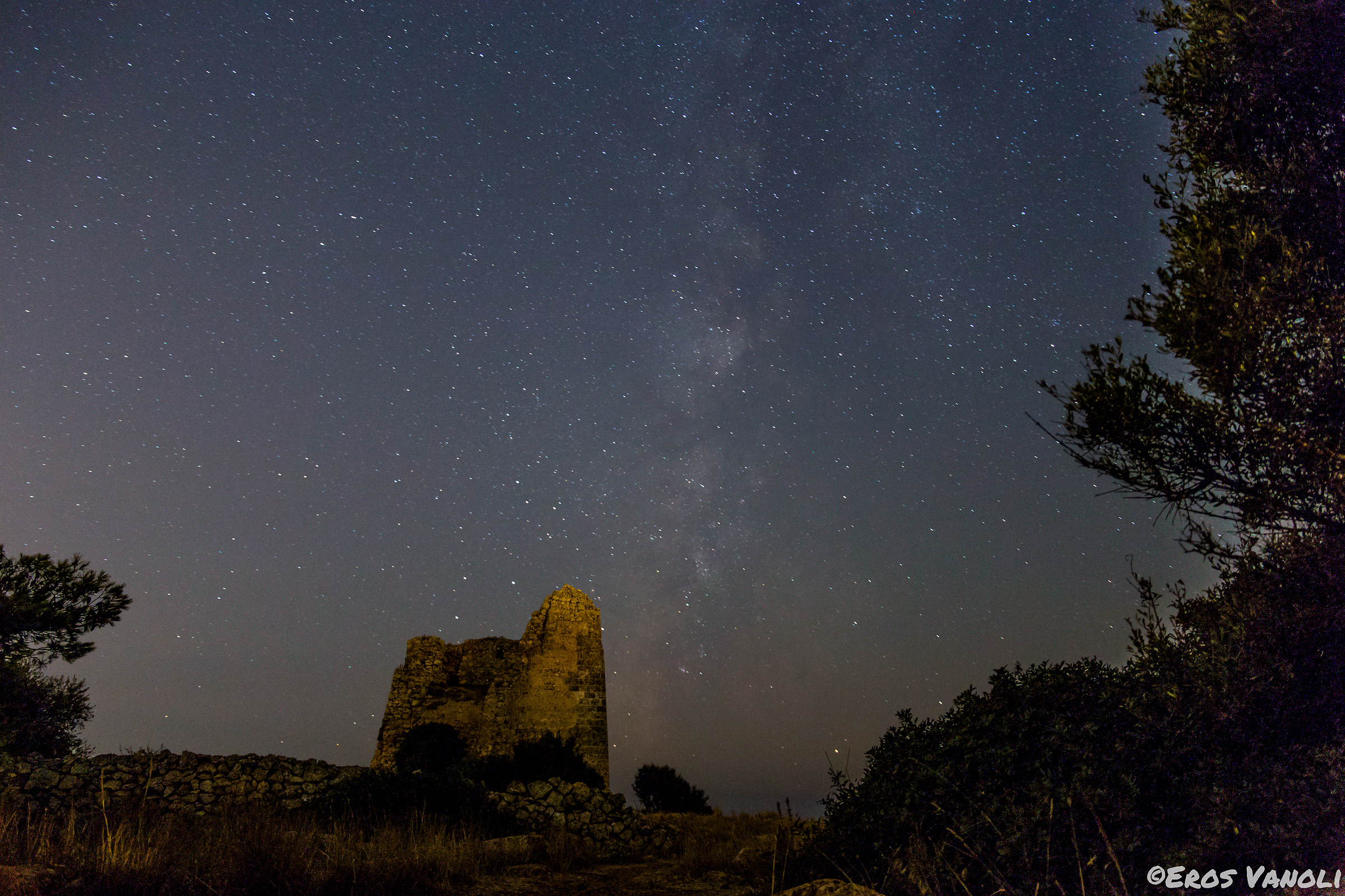 Milky way from Apulia