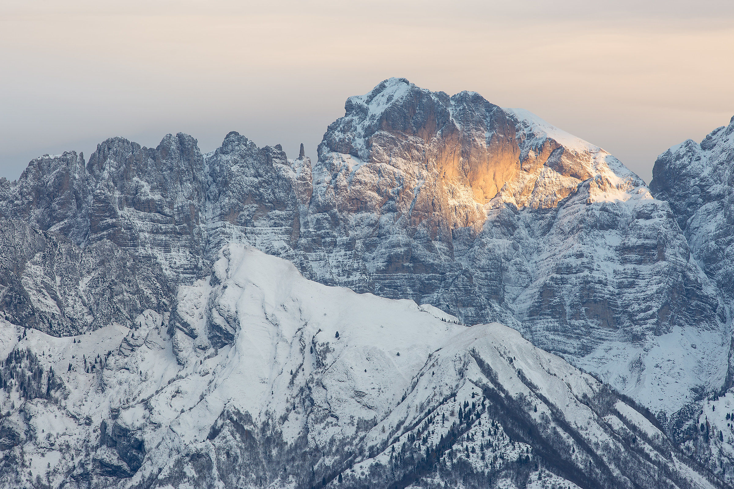 il Cuore caldo dei Bellunesi (la Schiara)