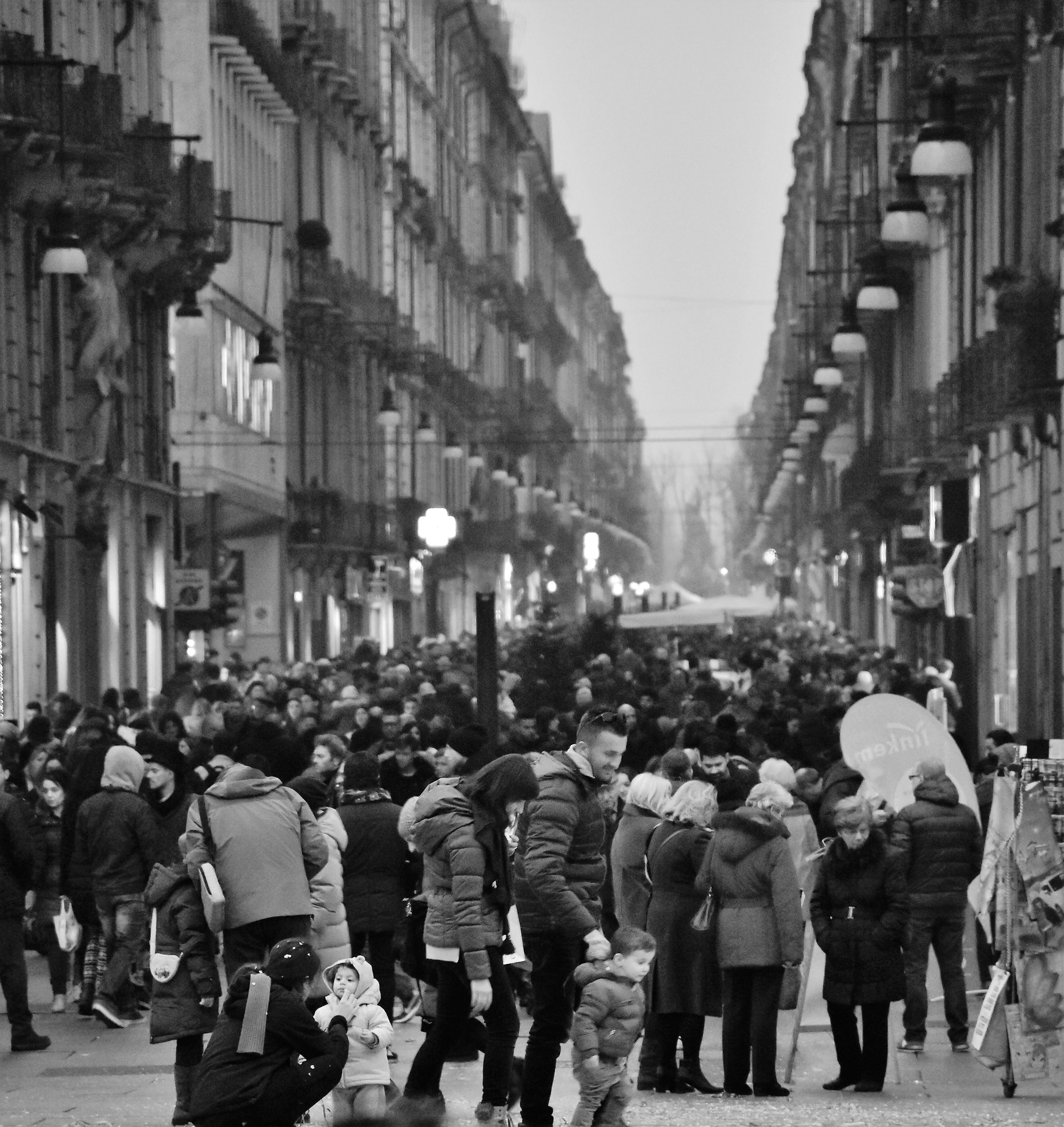 Sunday in the center