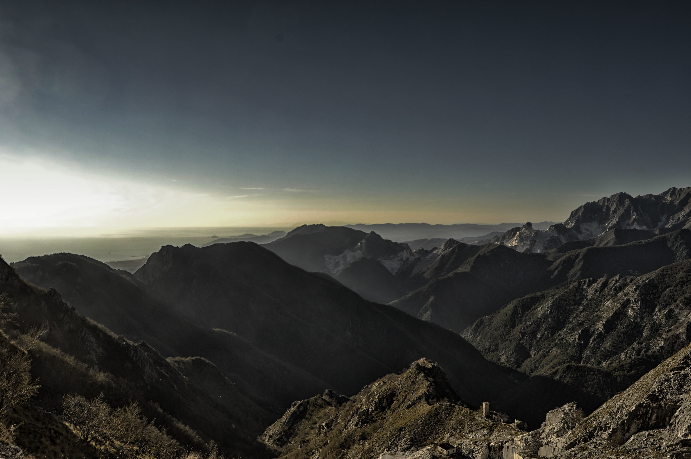 At sunset just before the Dress Step