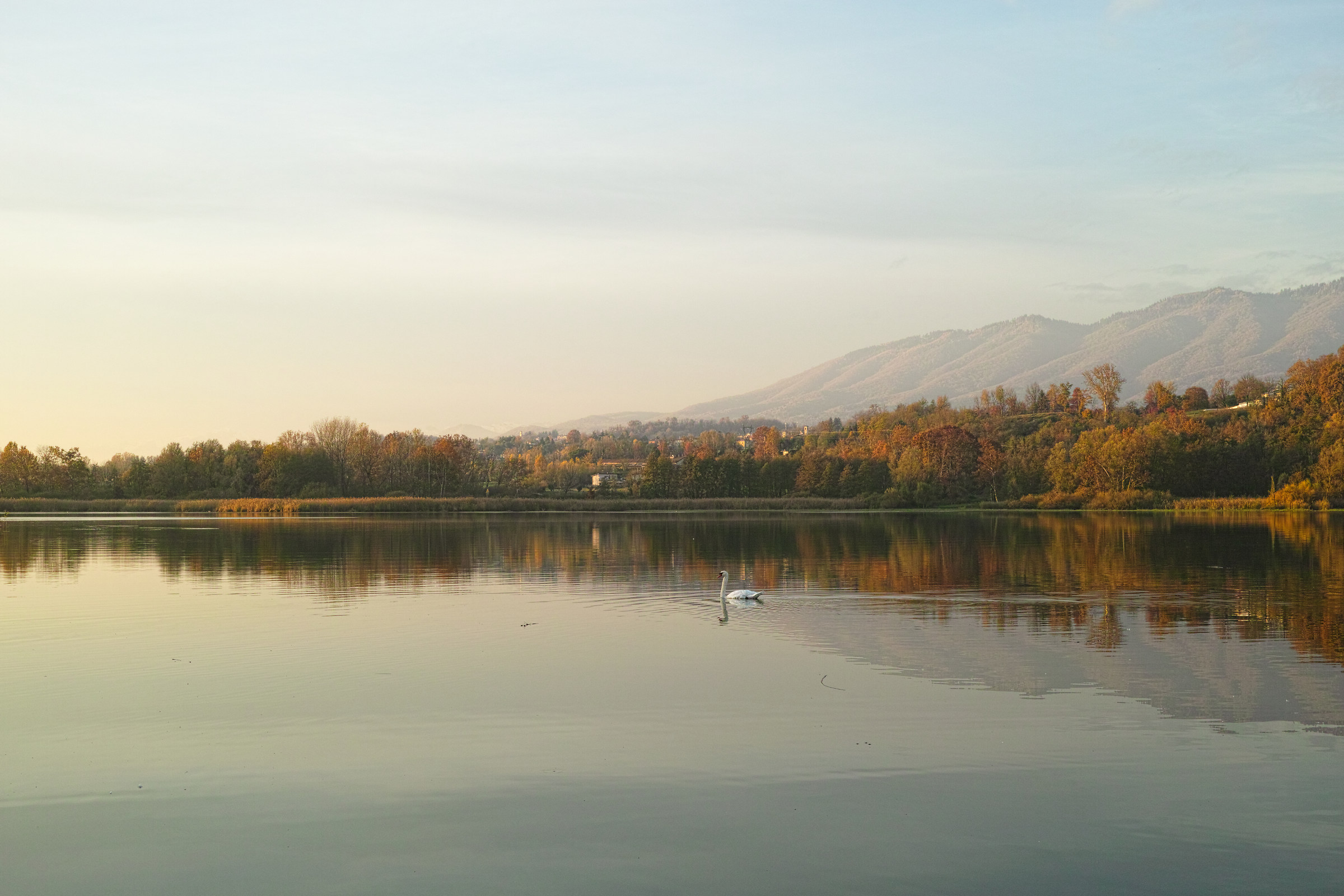 Lake Varese at Sunset
