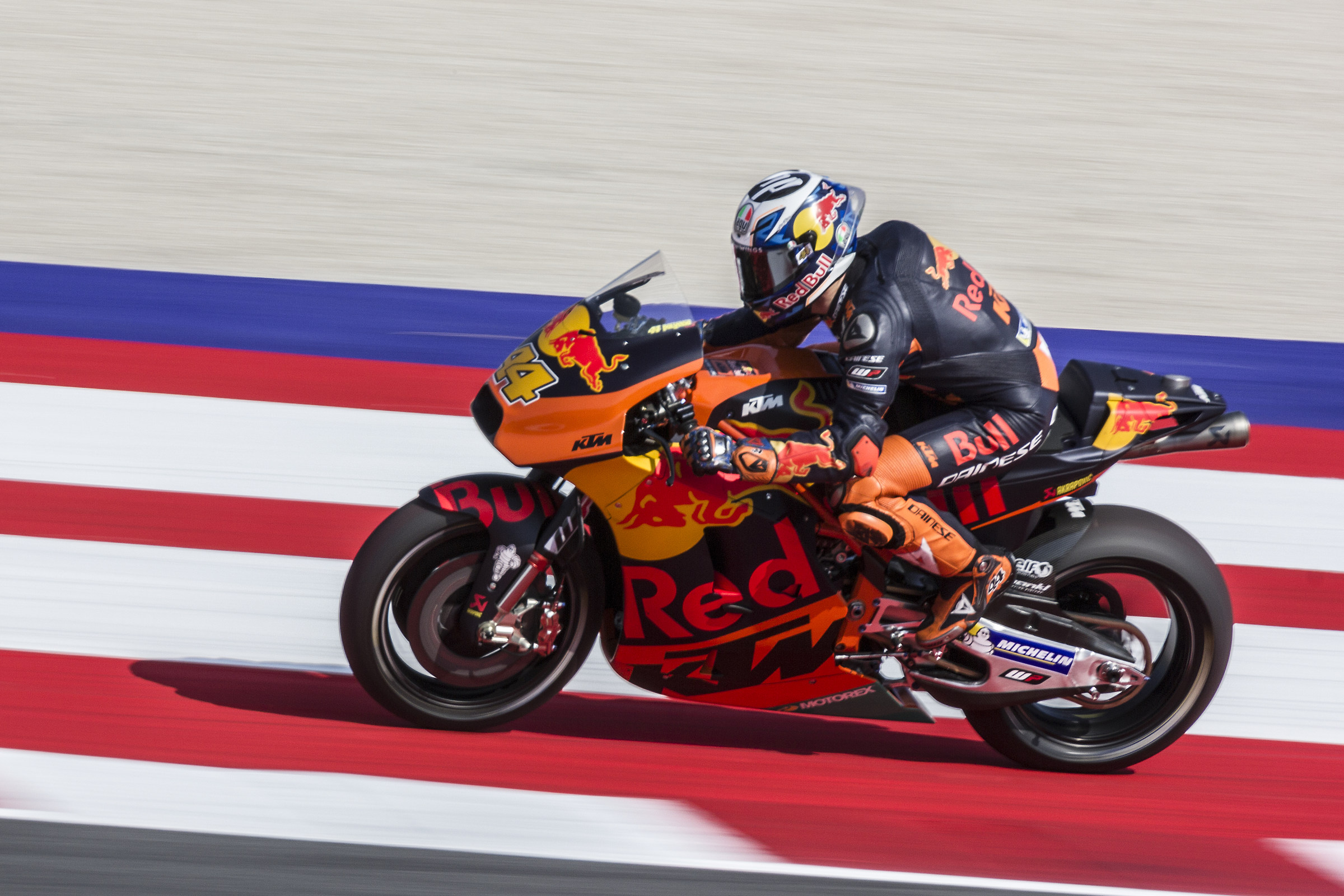 Pol Espargaró in the colors of Misano