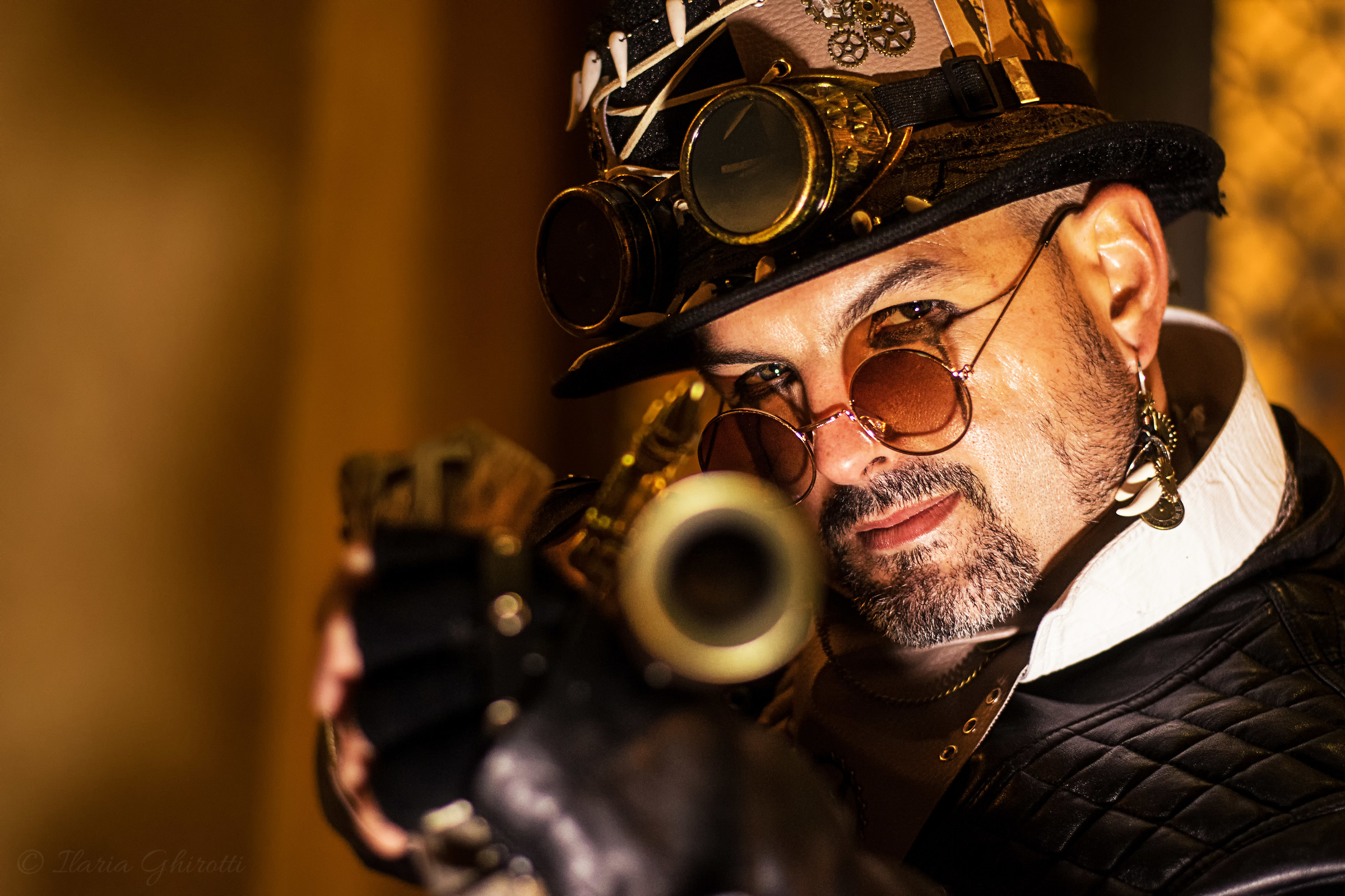 Il giovane cacciatore steampunk