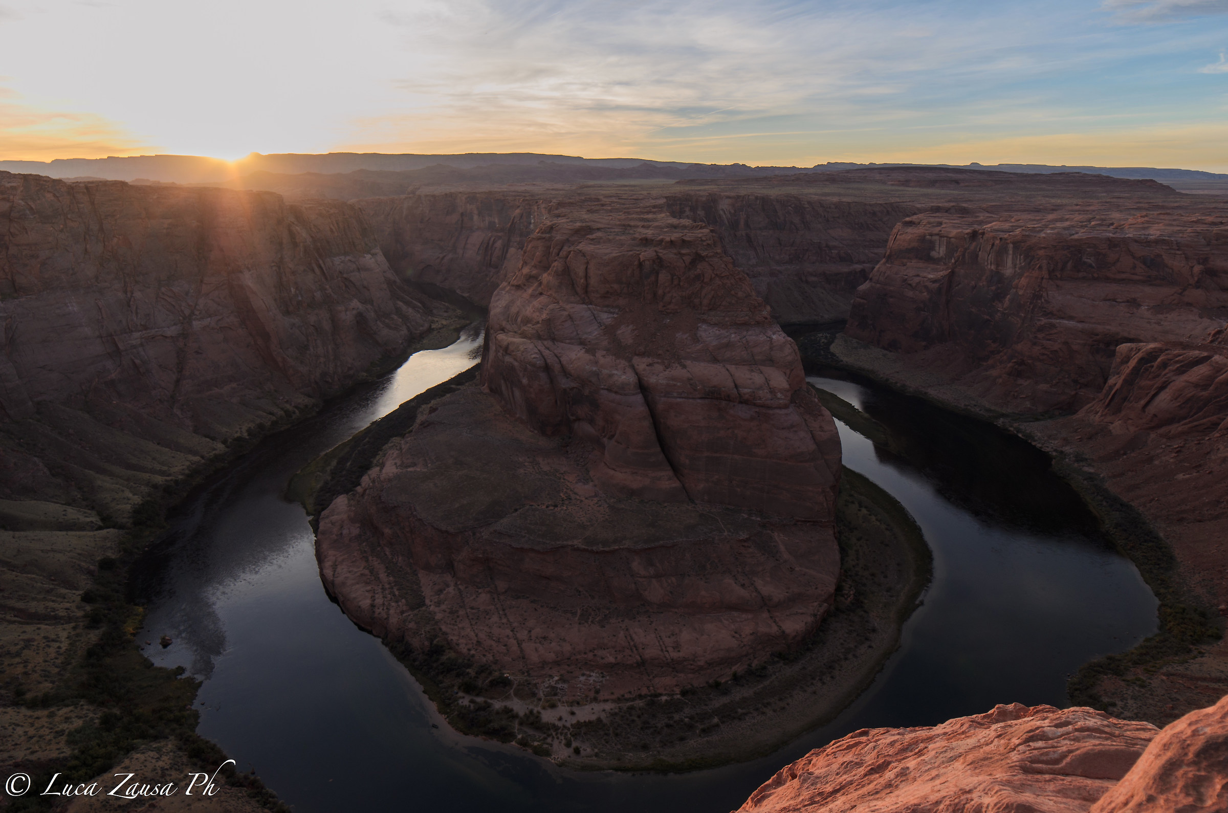 Horseshoe bend al tramonto, Page, Arizona