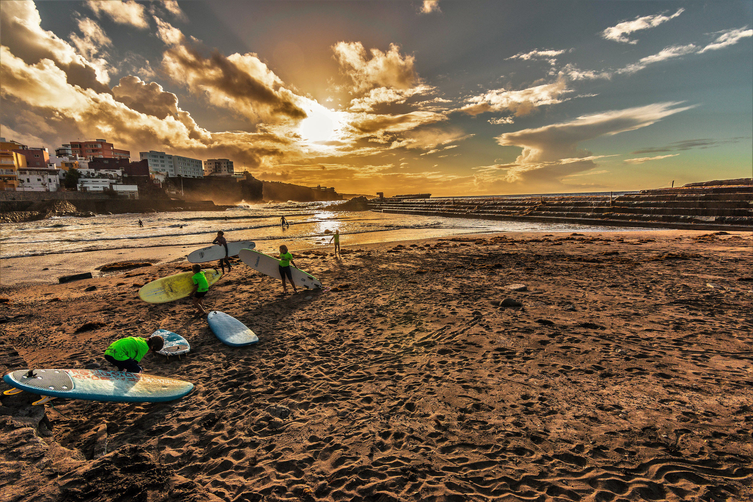 un bellissimo fine giorno.................