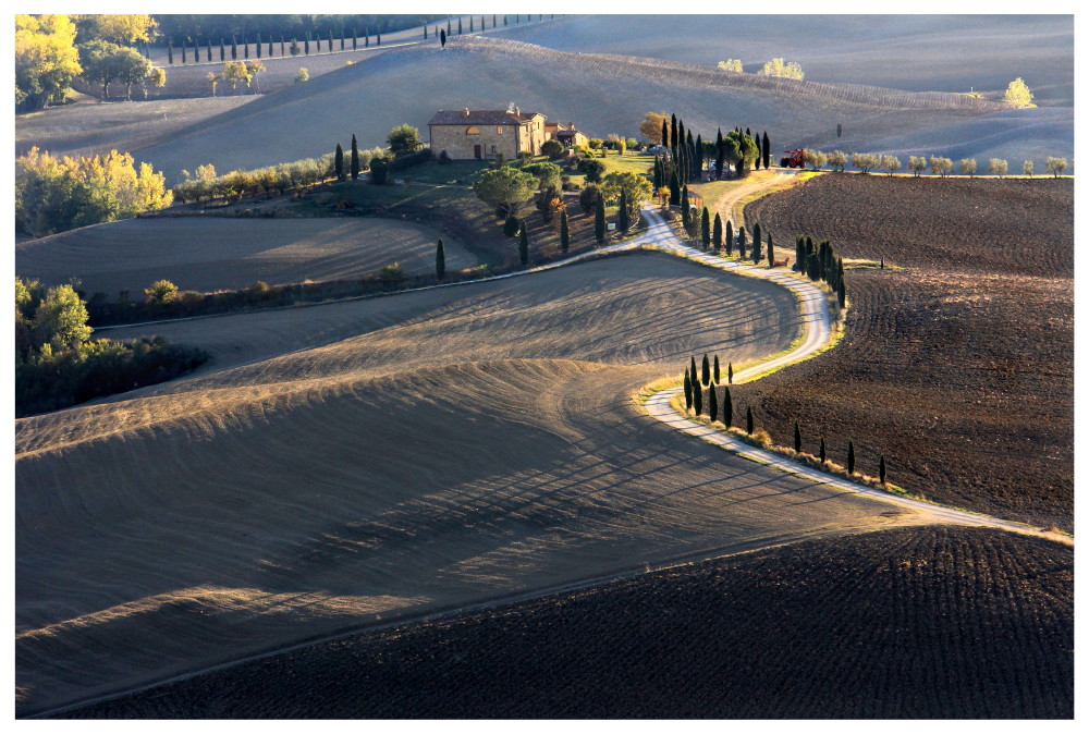 Val d'Orcia: a look from the heights of Pienza