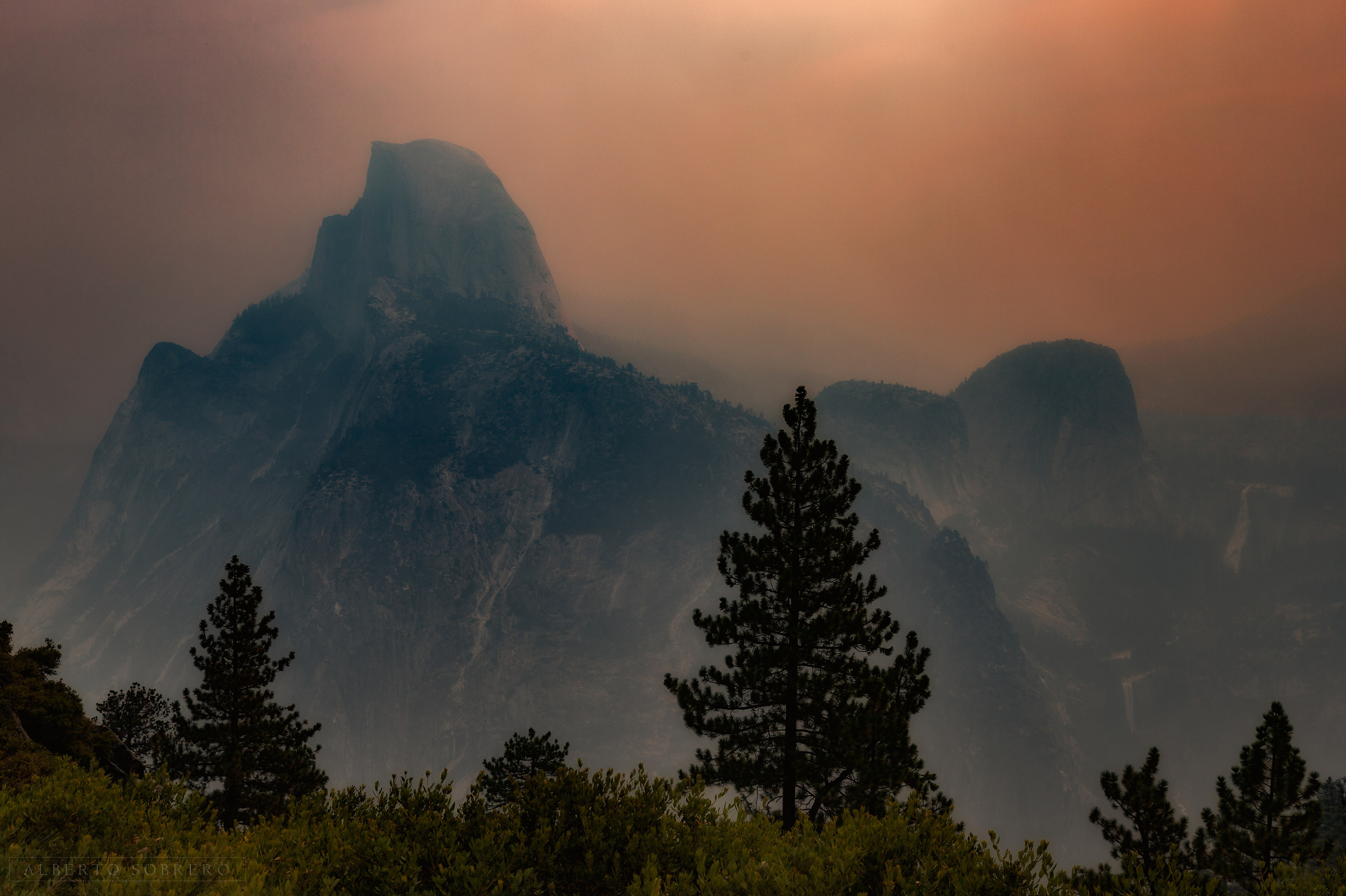 Glacier Point - Smoke Haze