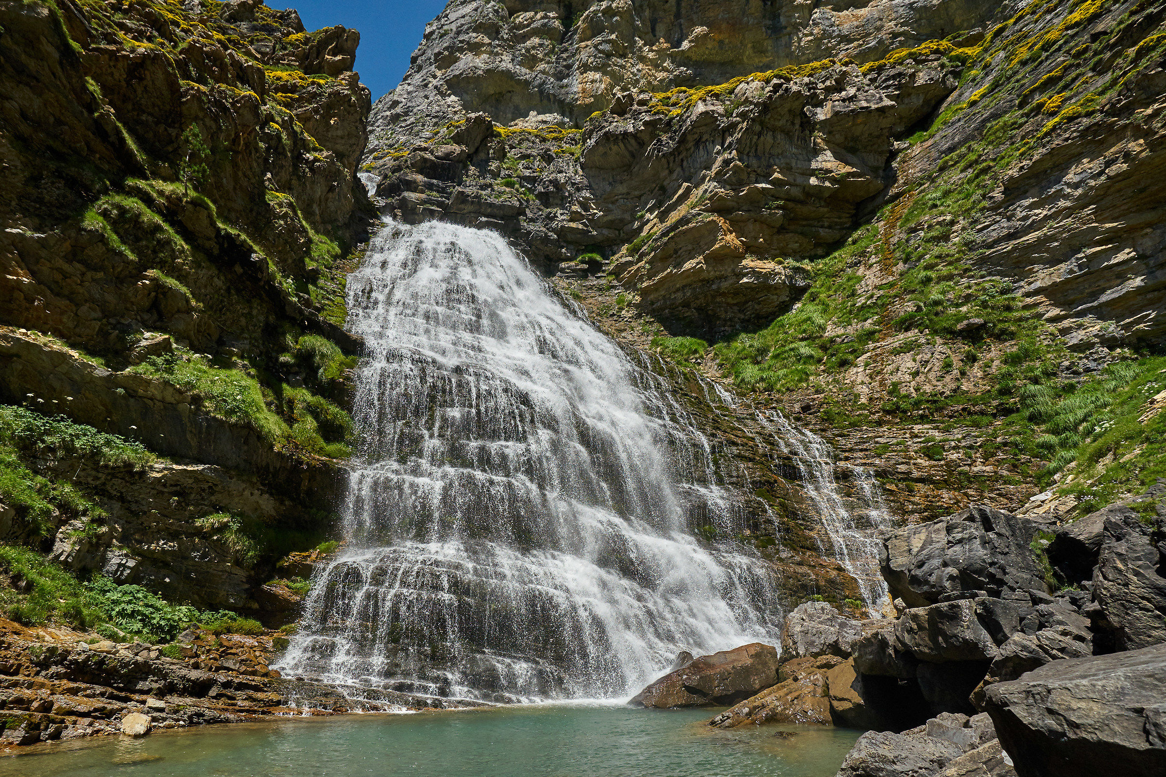 Cascata coda di cavallo Pirenei 2017