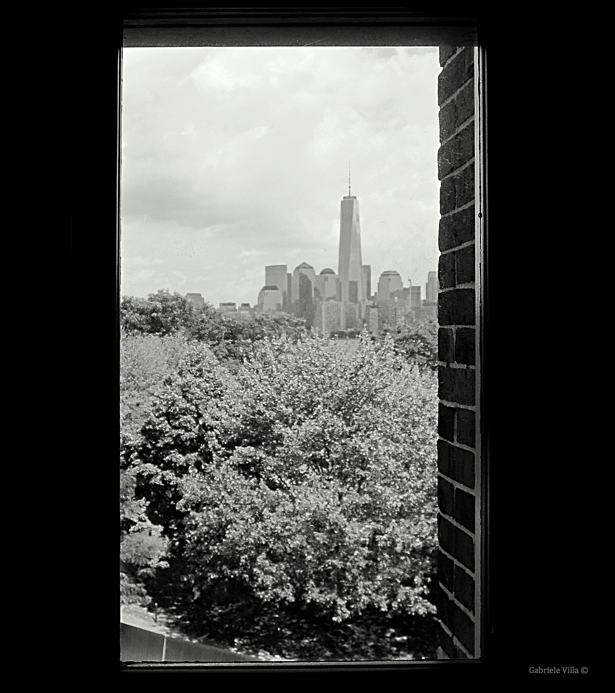 NYC View from Ellis Island