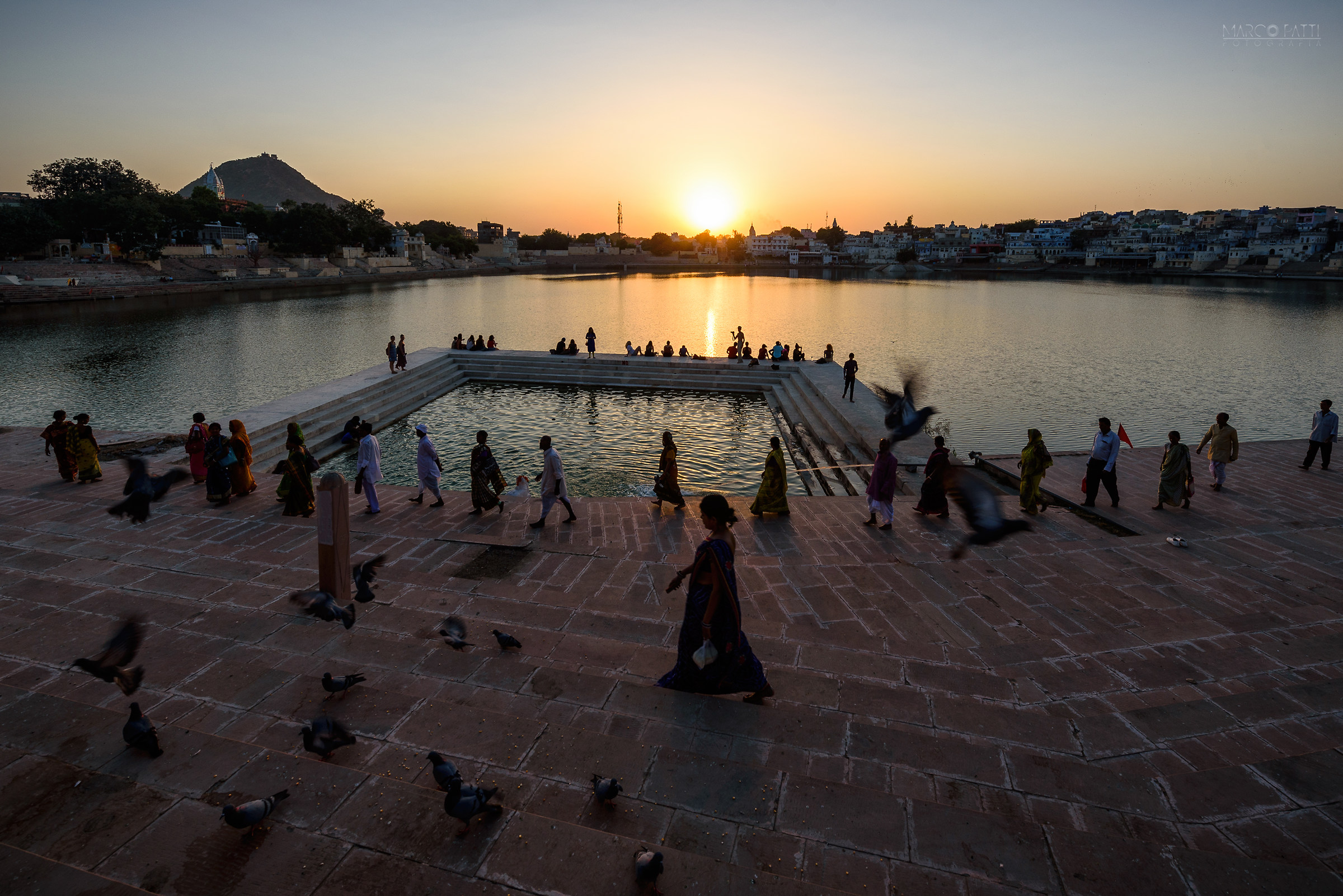 Pushkar al tramonto