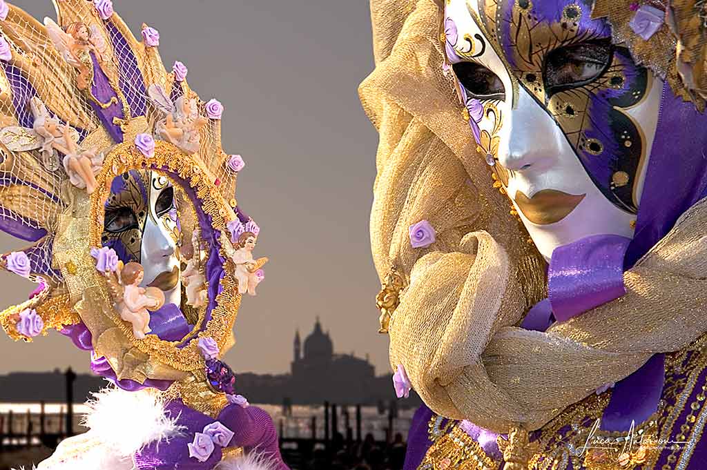 The mask in the mirror