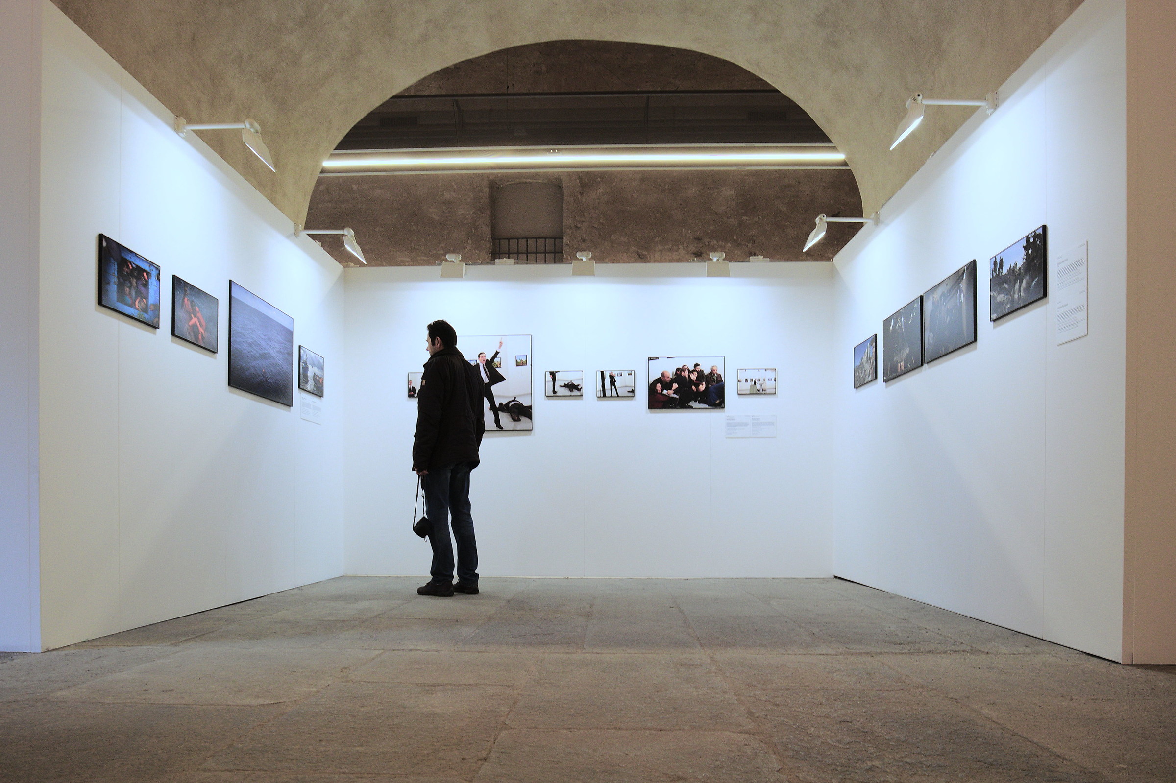 looking at the photographs