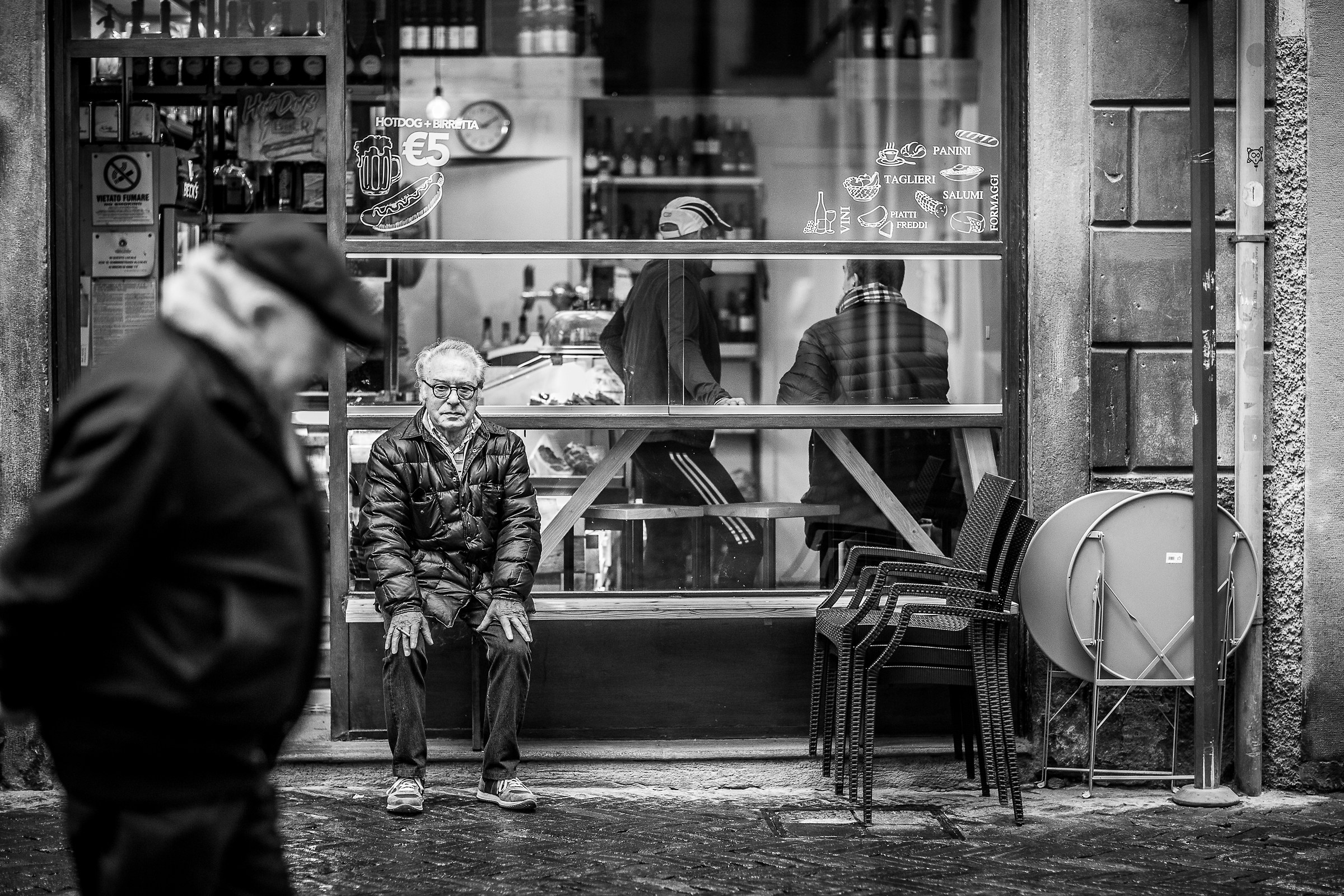 I'll wait for you at the bar