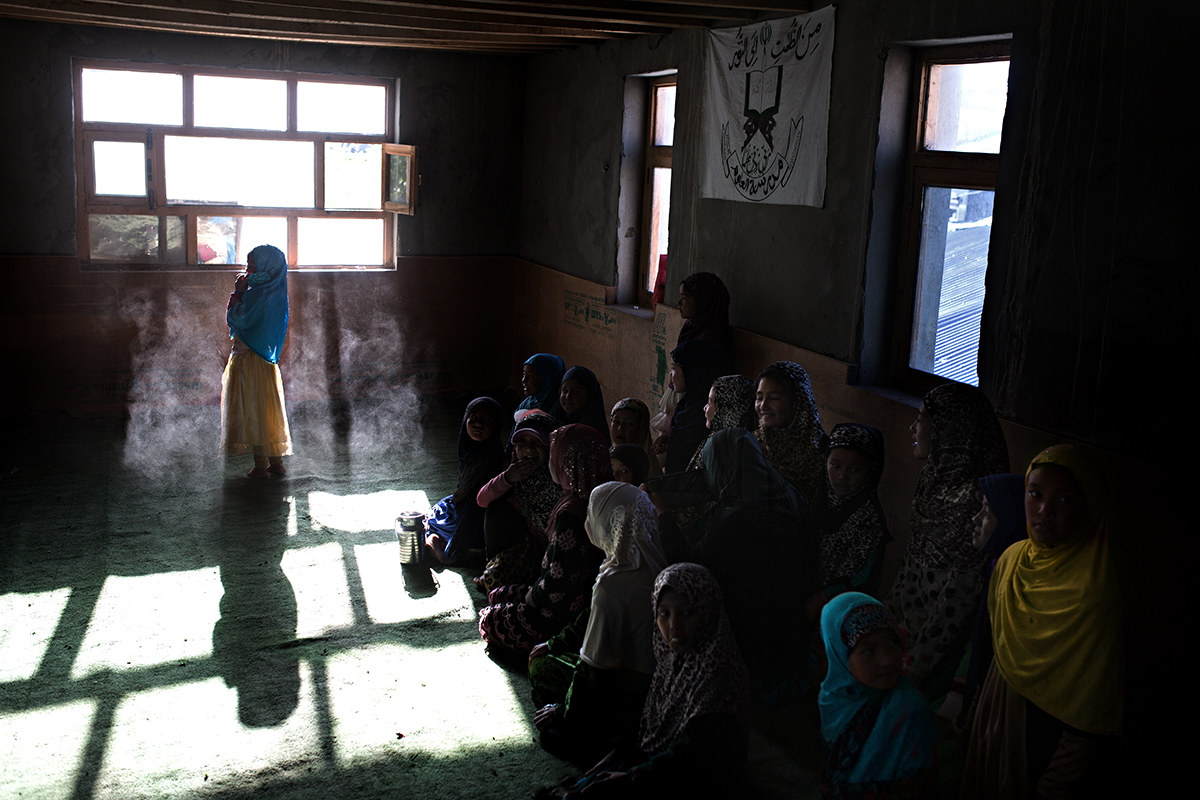 Koranic school, Kashmir
