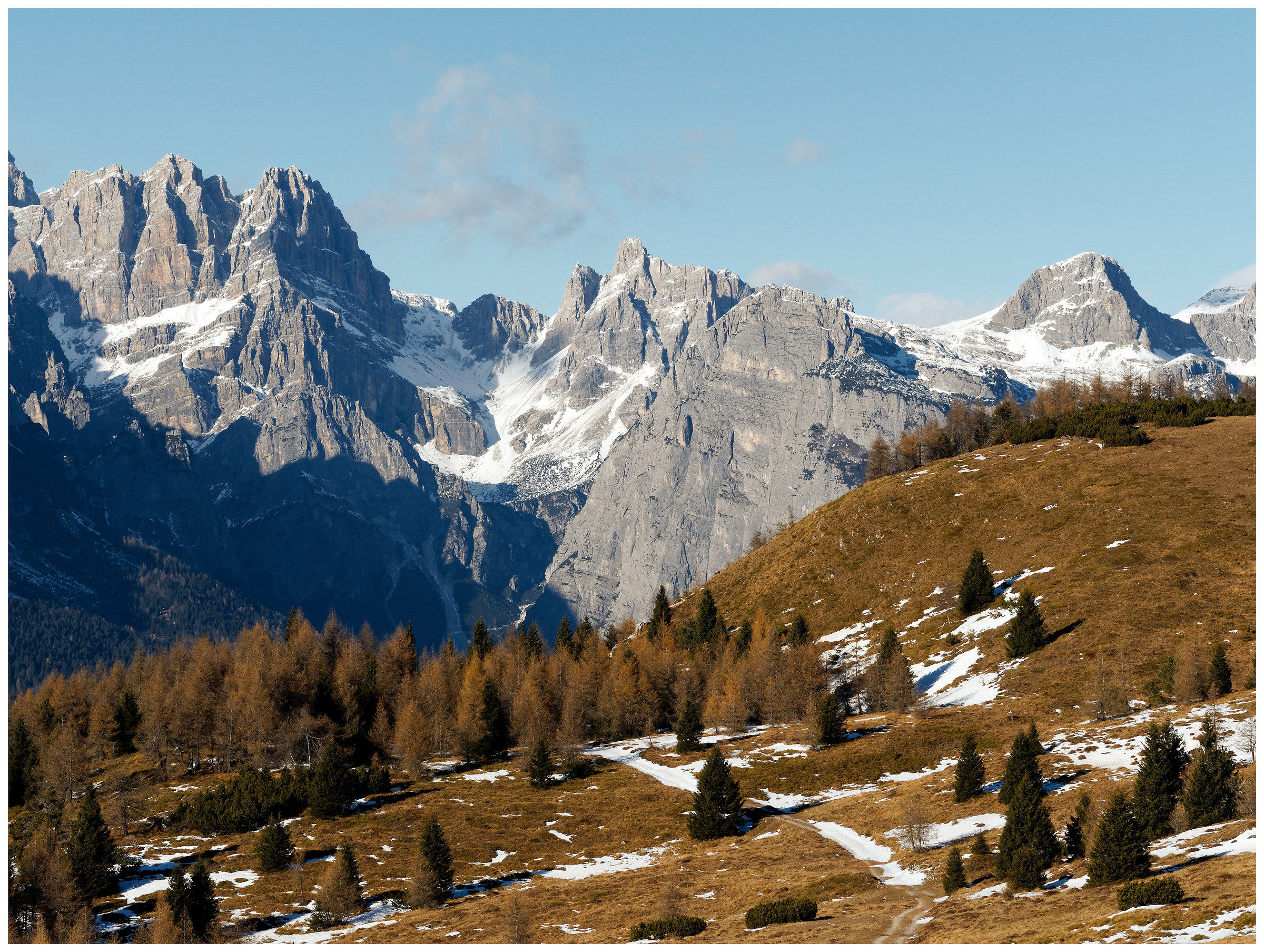 Dolomiti di Brenta dal monte Gazza
