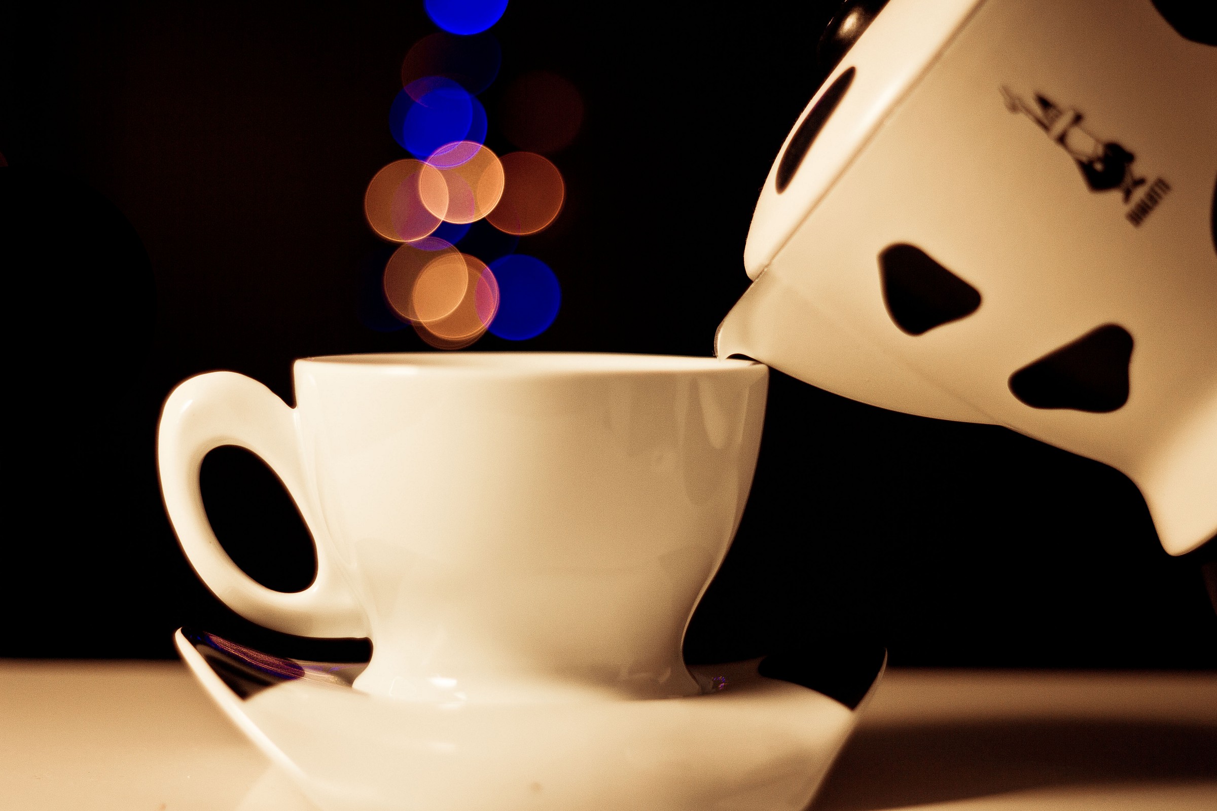 Cup of bokeh