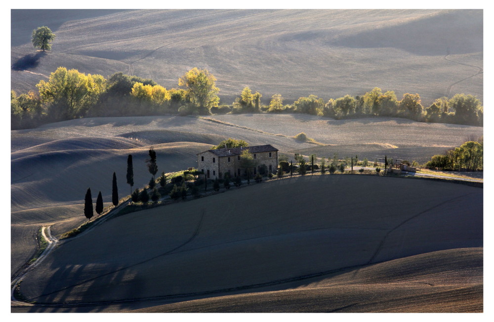 Val d'Orcia: a look from the heights of Pienza
