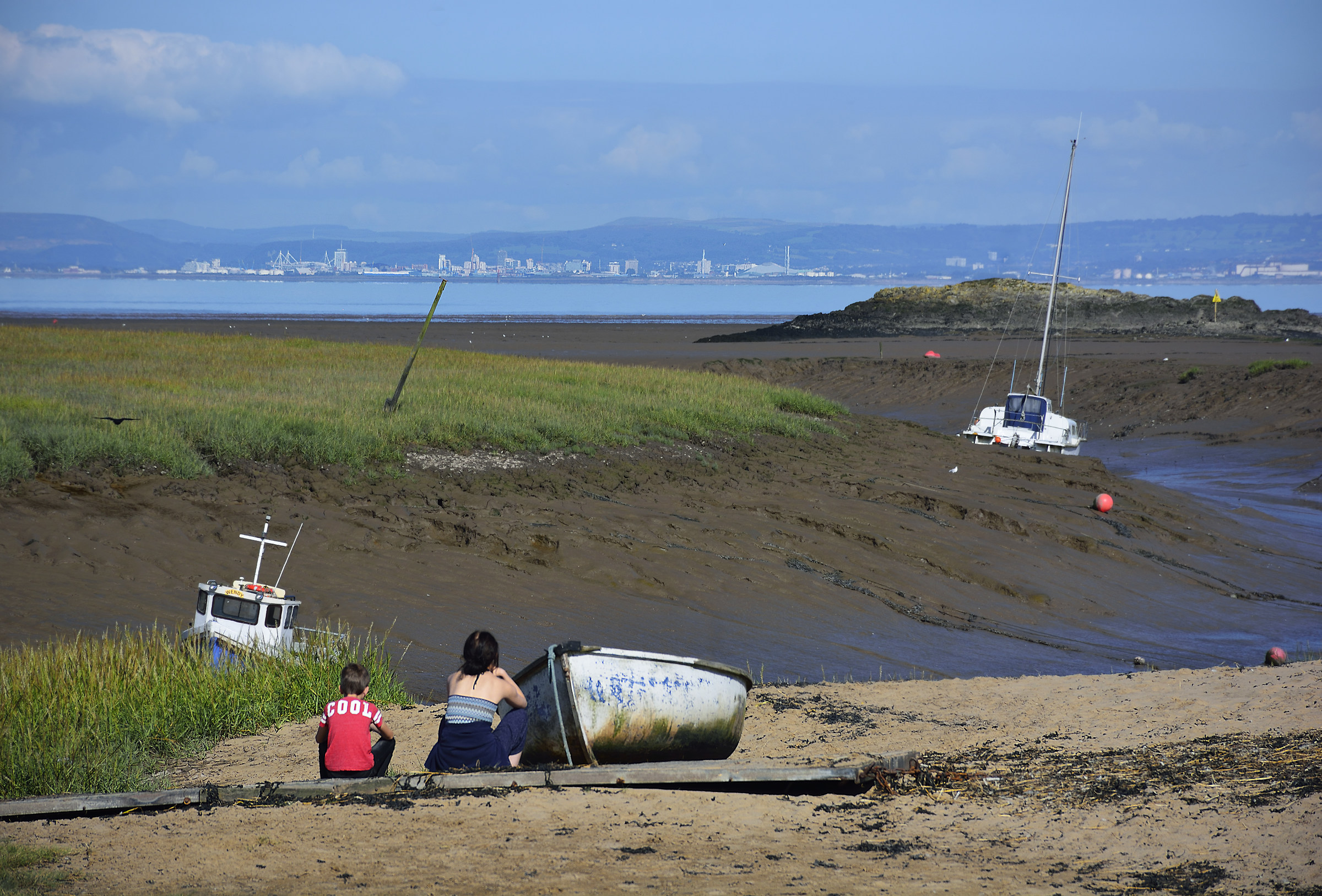 Un bel posto per sedersi - una scena da fine estate