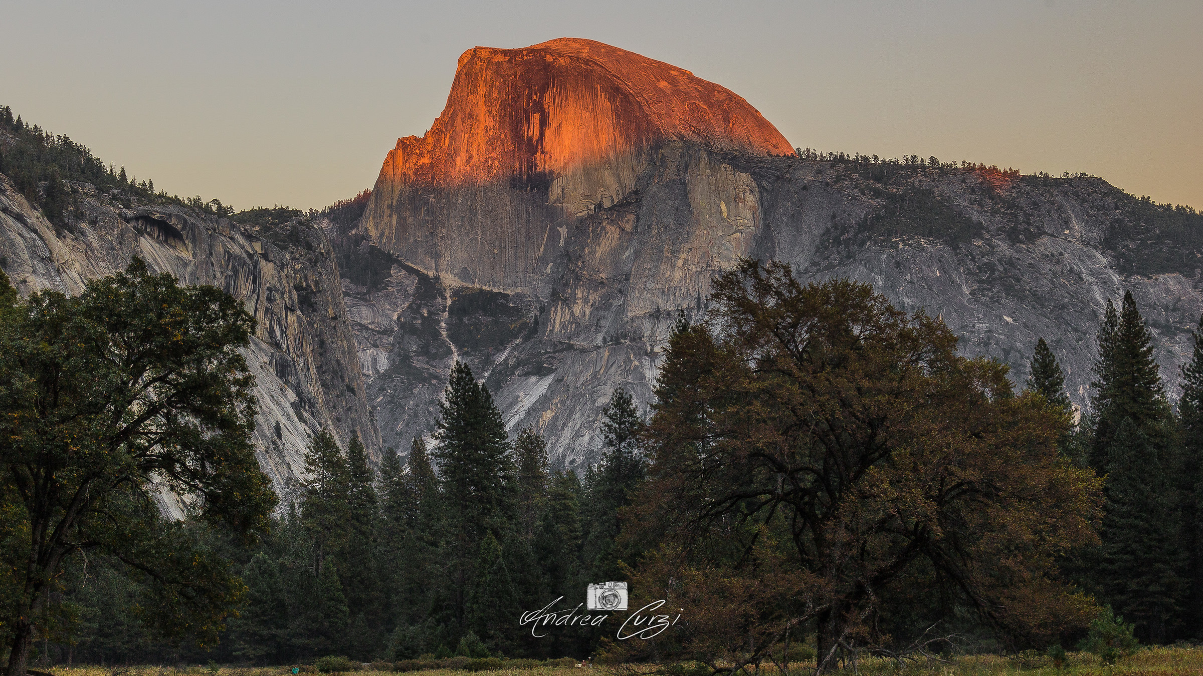 Sunset over the Half Dome