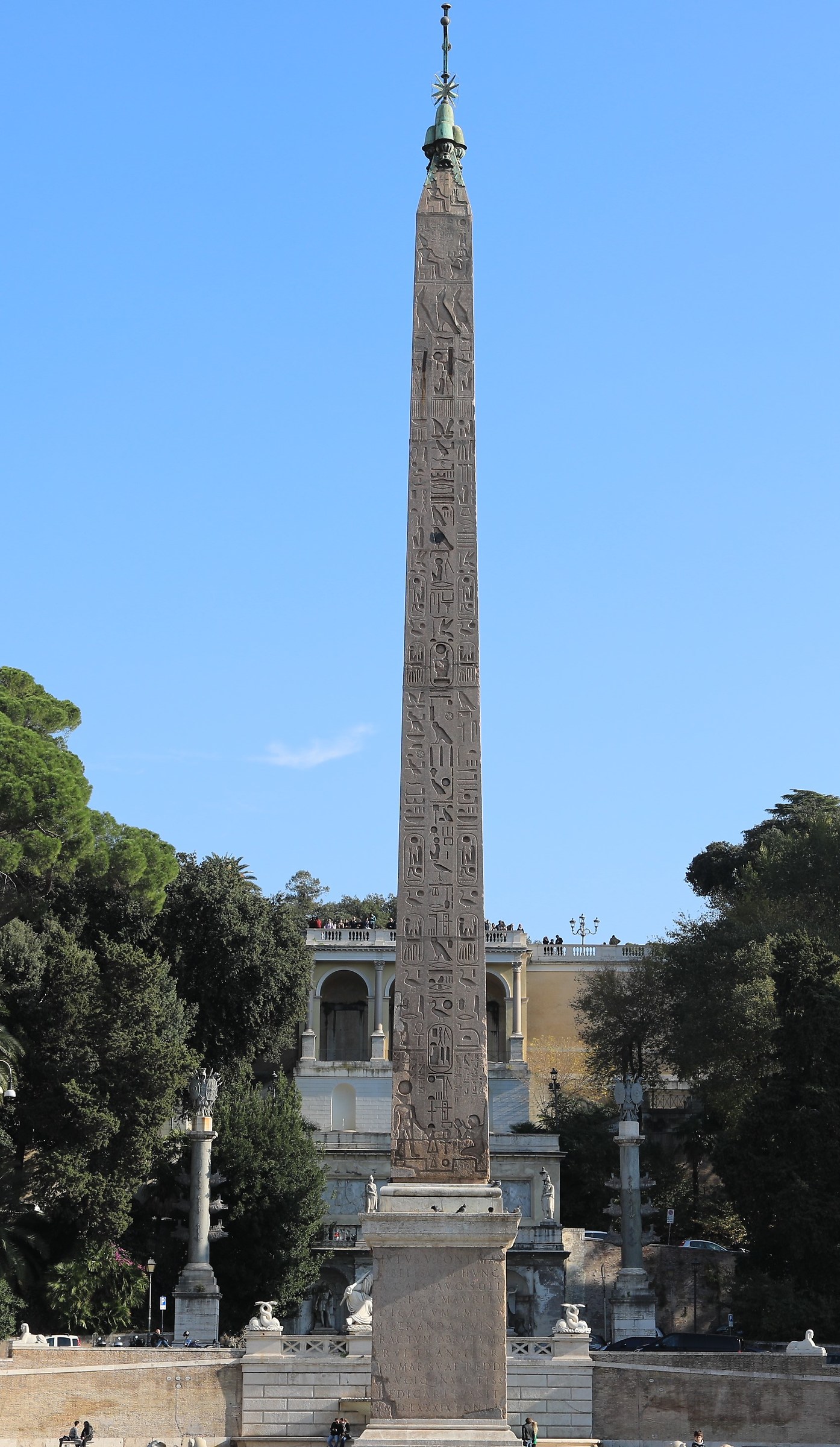 Rome Square of the obelisk people