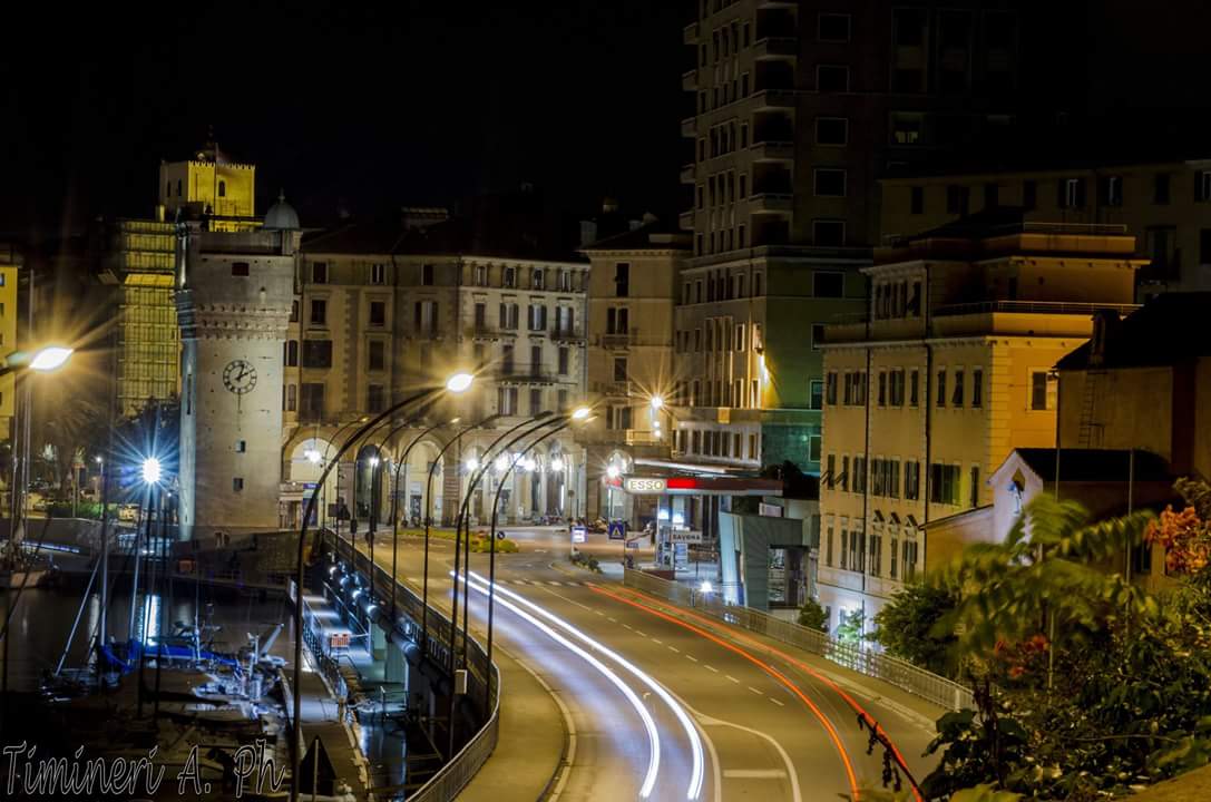 Savona at night