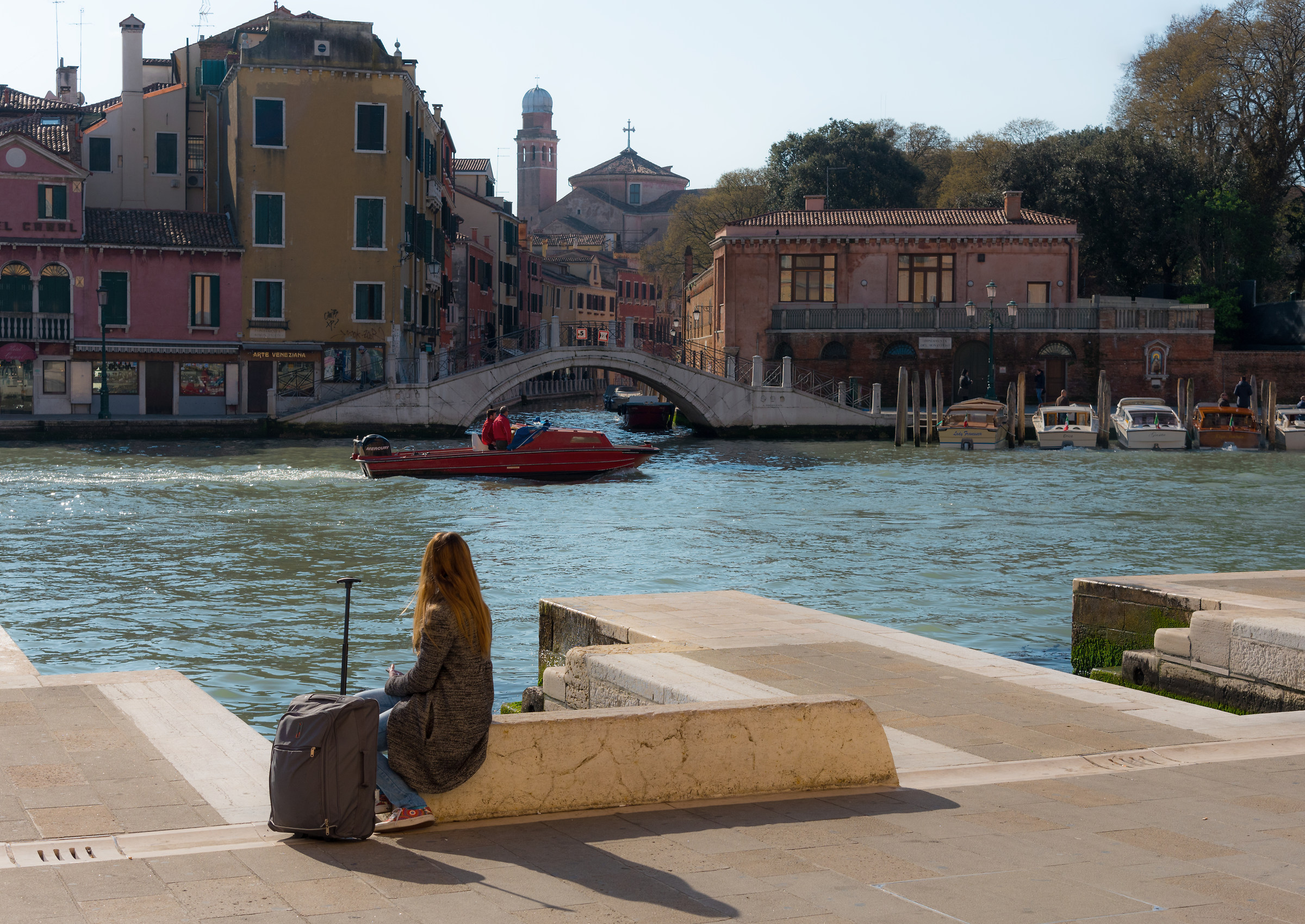 in Venice: "First time?"