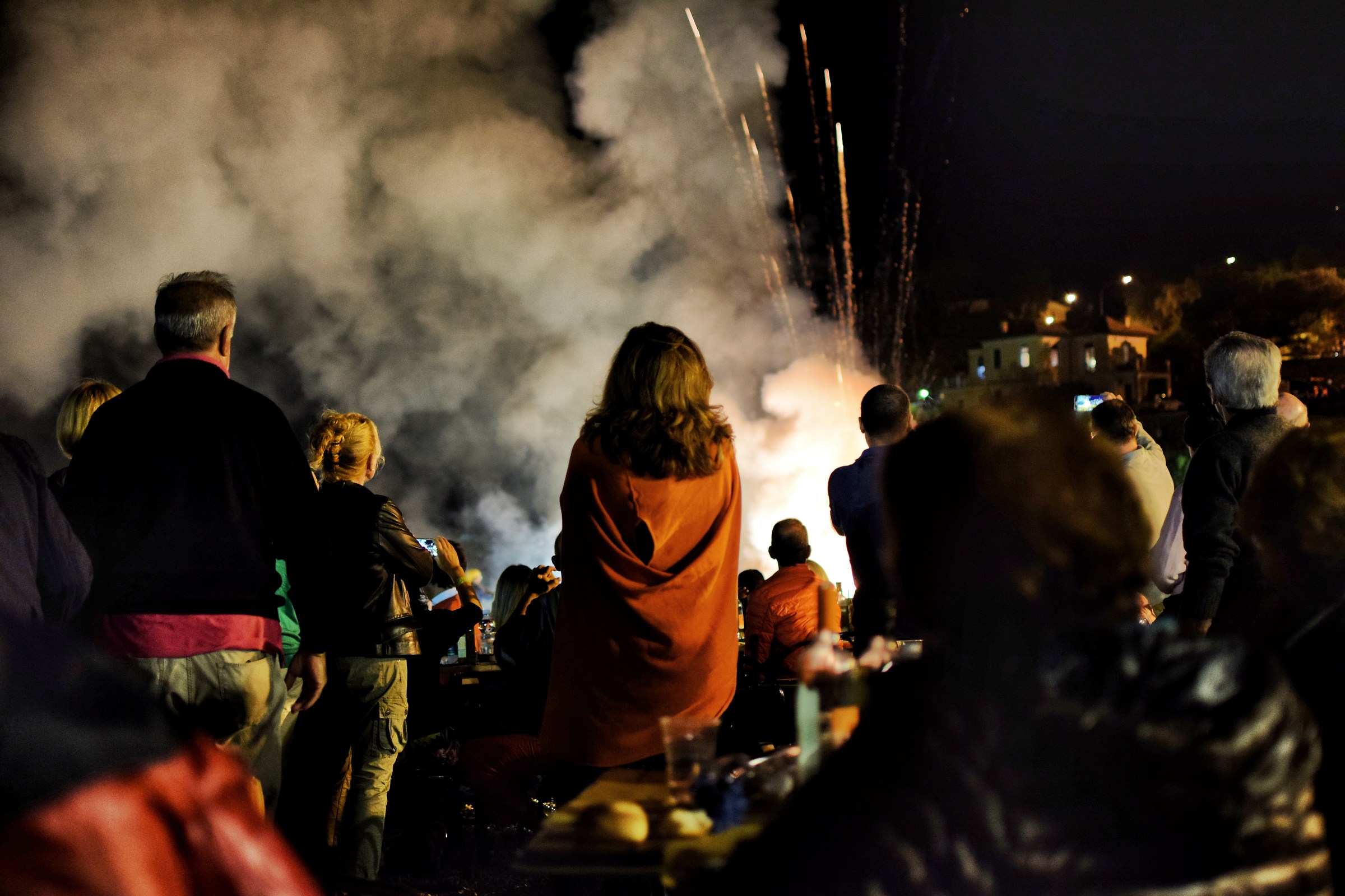 If it burns the city ....... Fire festival Recco