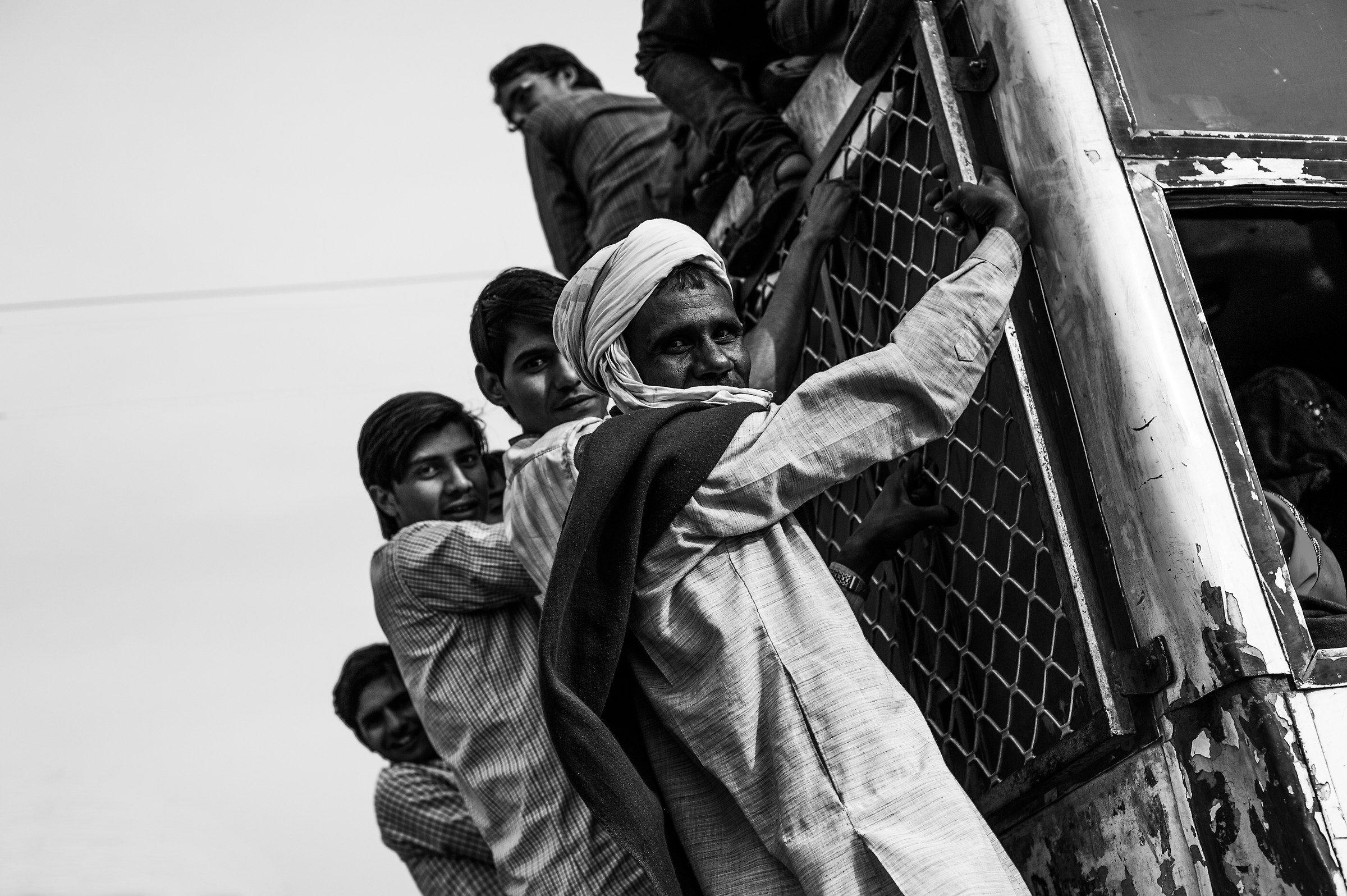 "Cling to a thread ..."