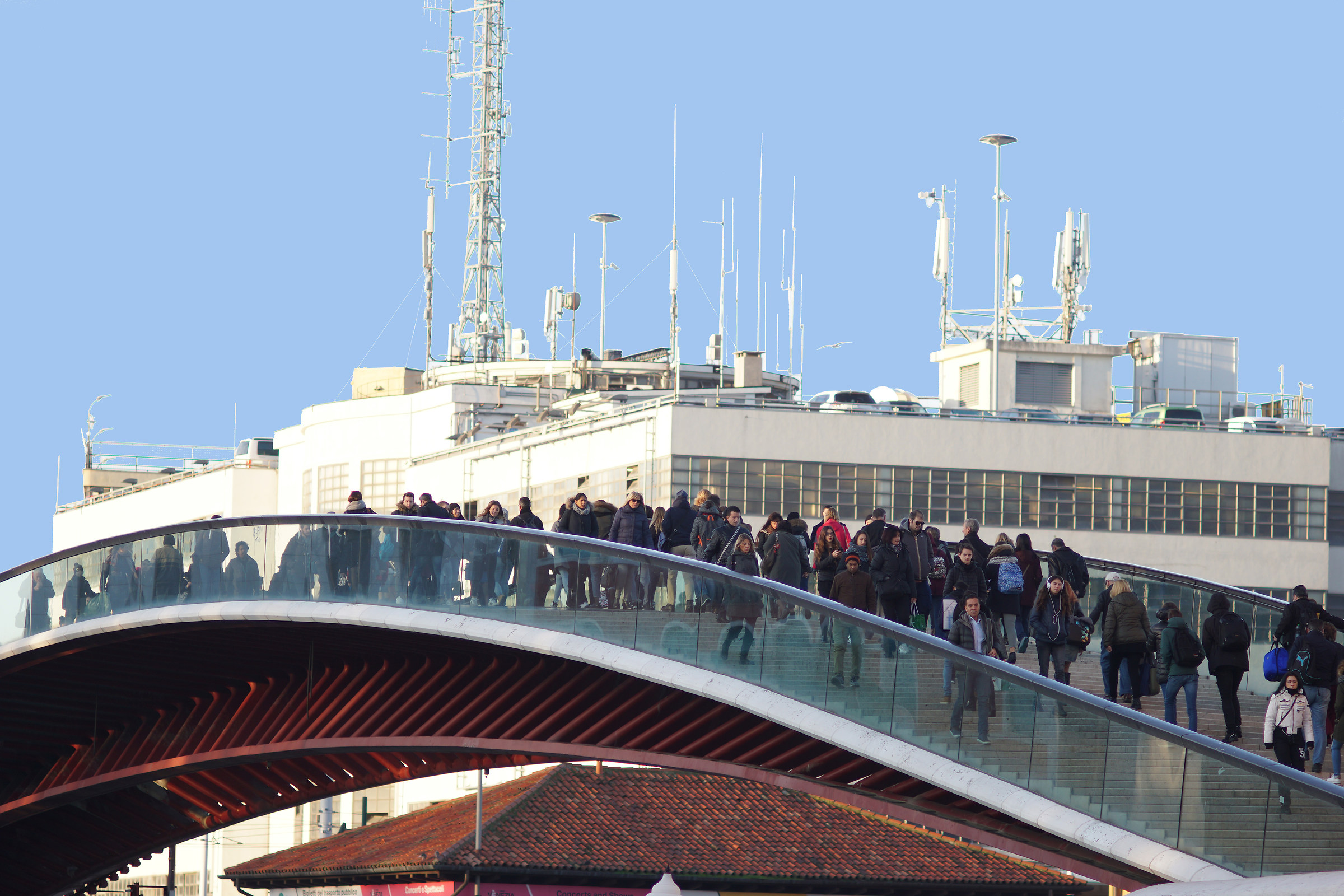 On the Bridge of the Constitution (Calatrava)