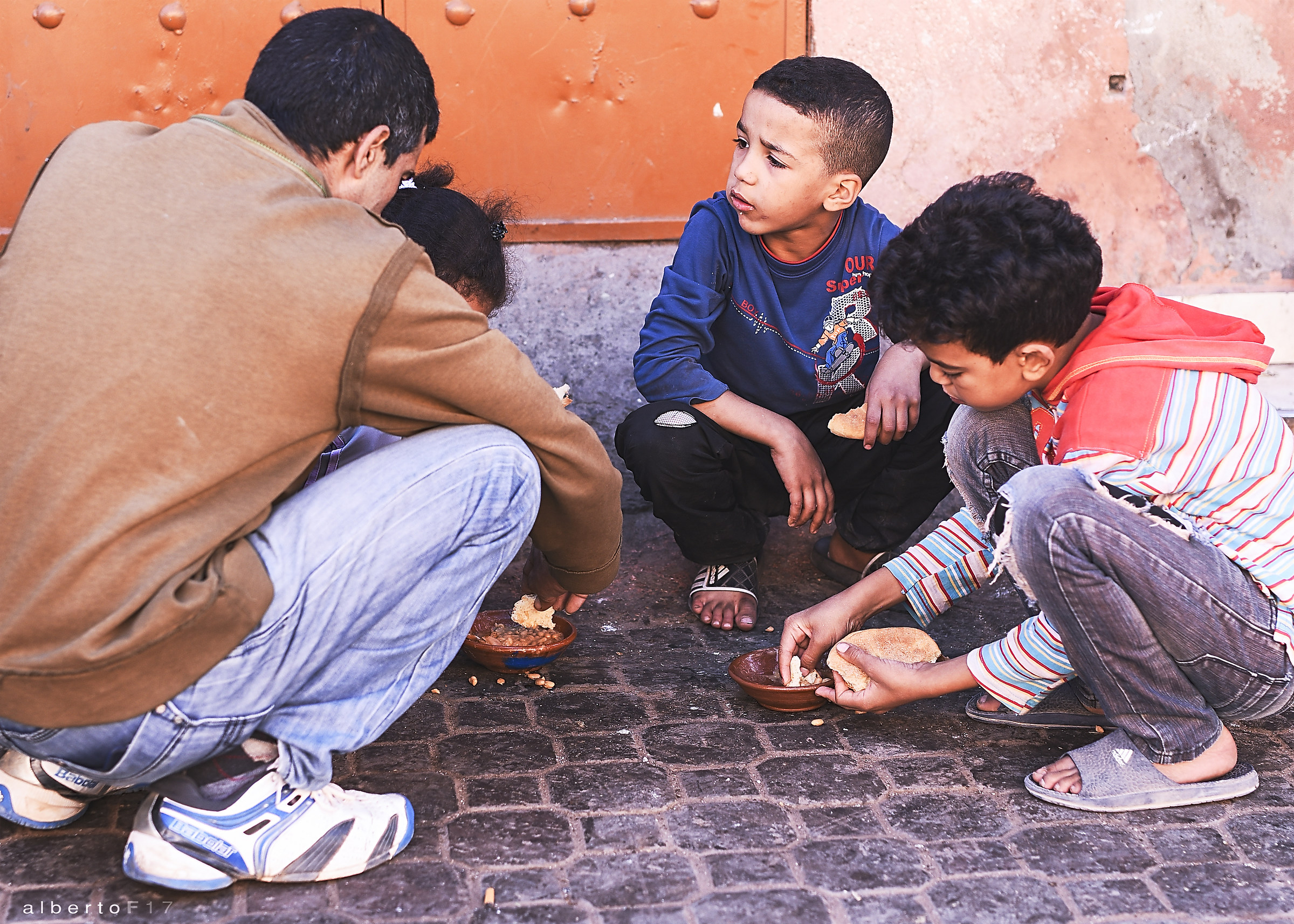 Centro di Marrakech. A colazione da Tiffany.