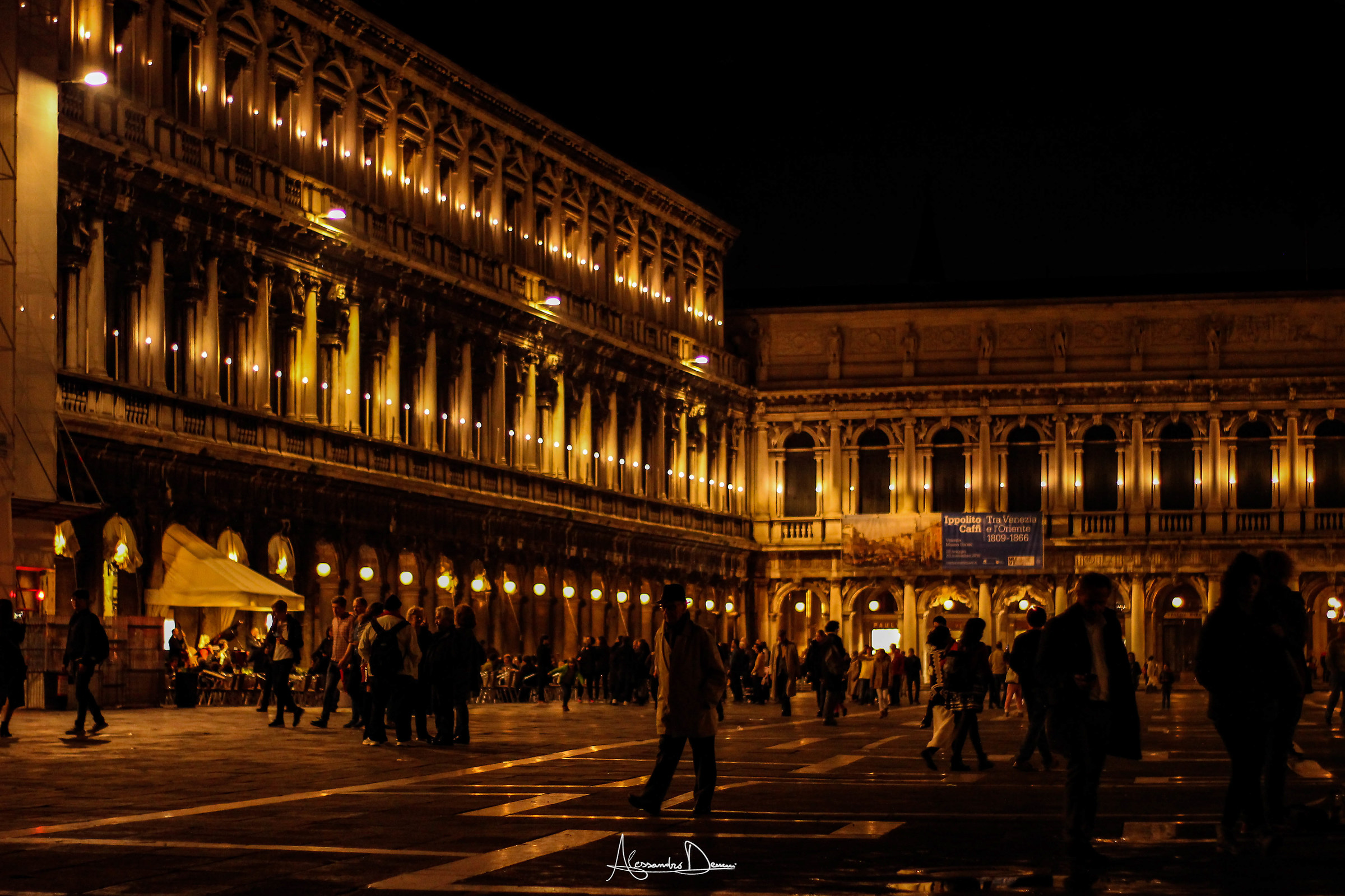 Venice at night
