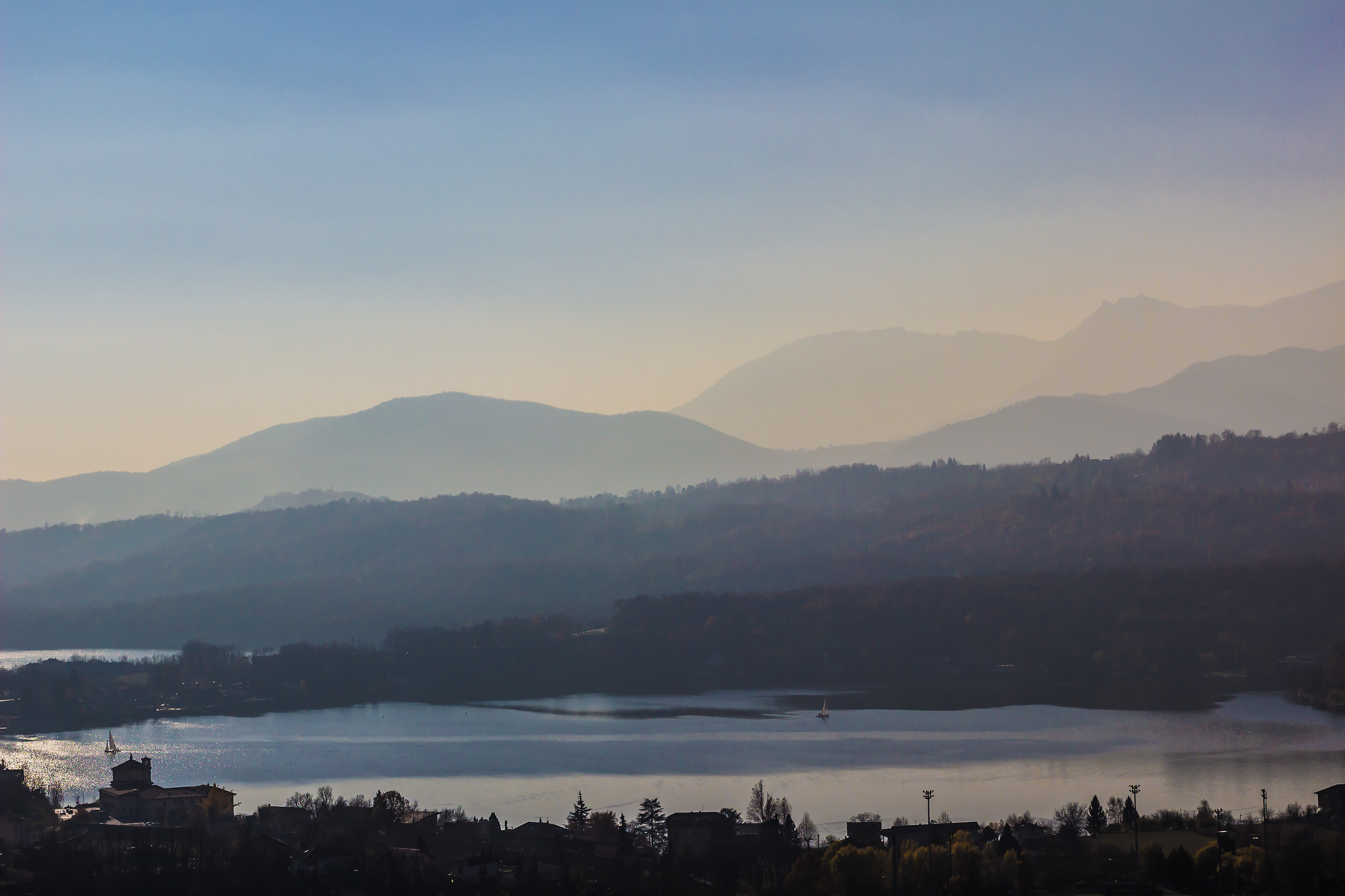 Vista dall'ex-castello