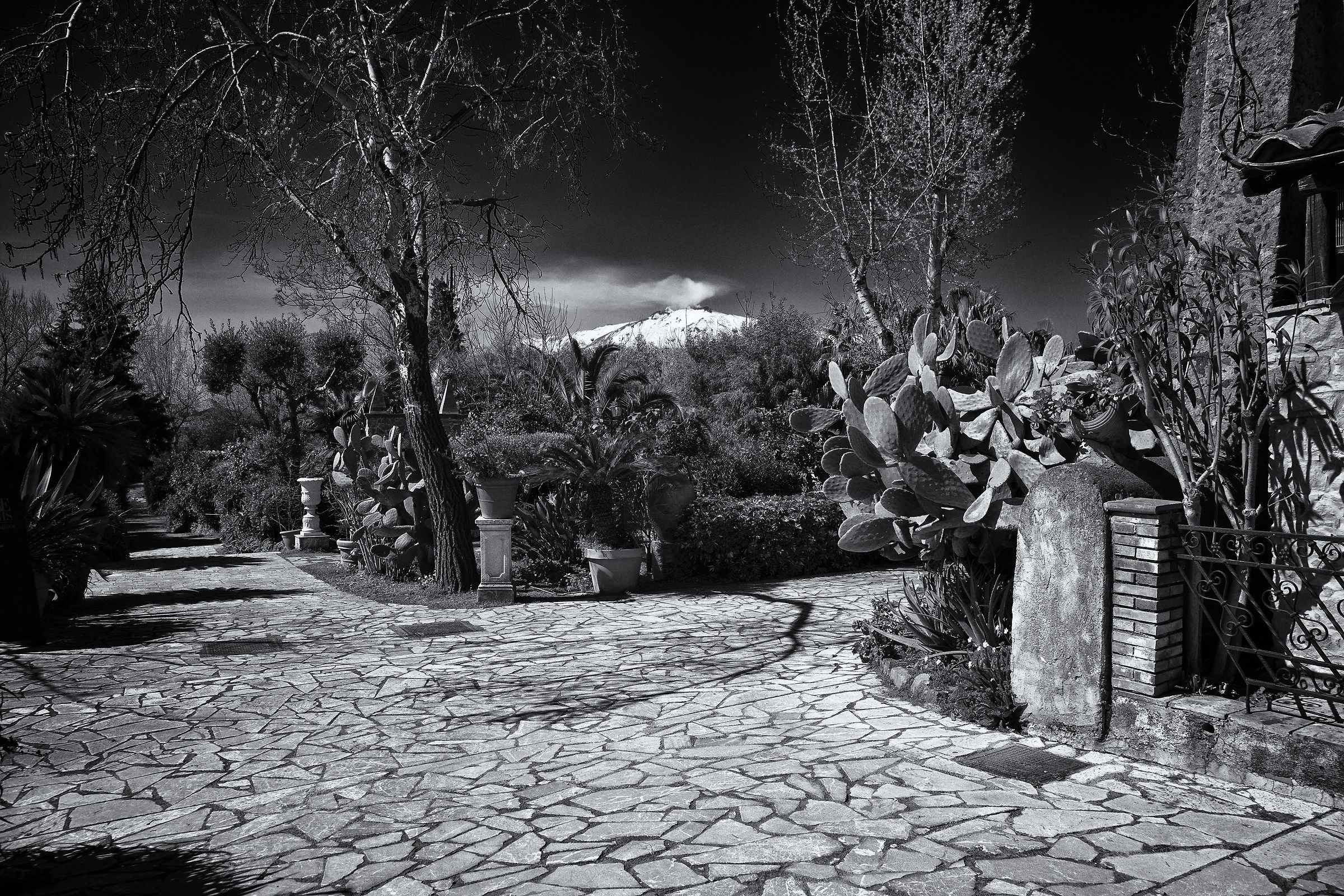 Castello San Marco Calatabiano e l'Etna